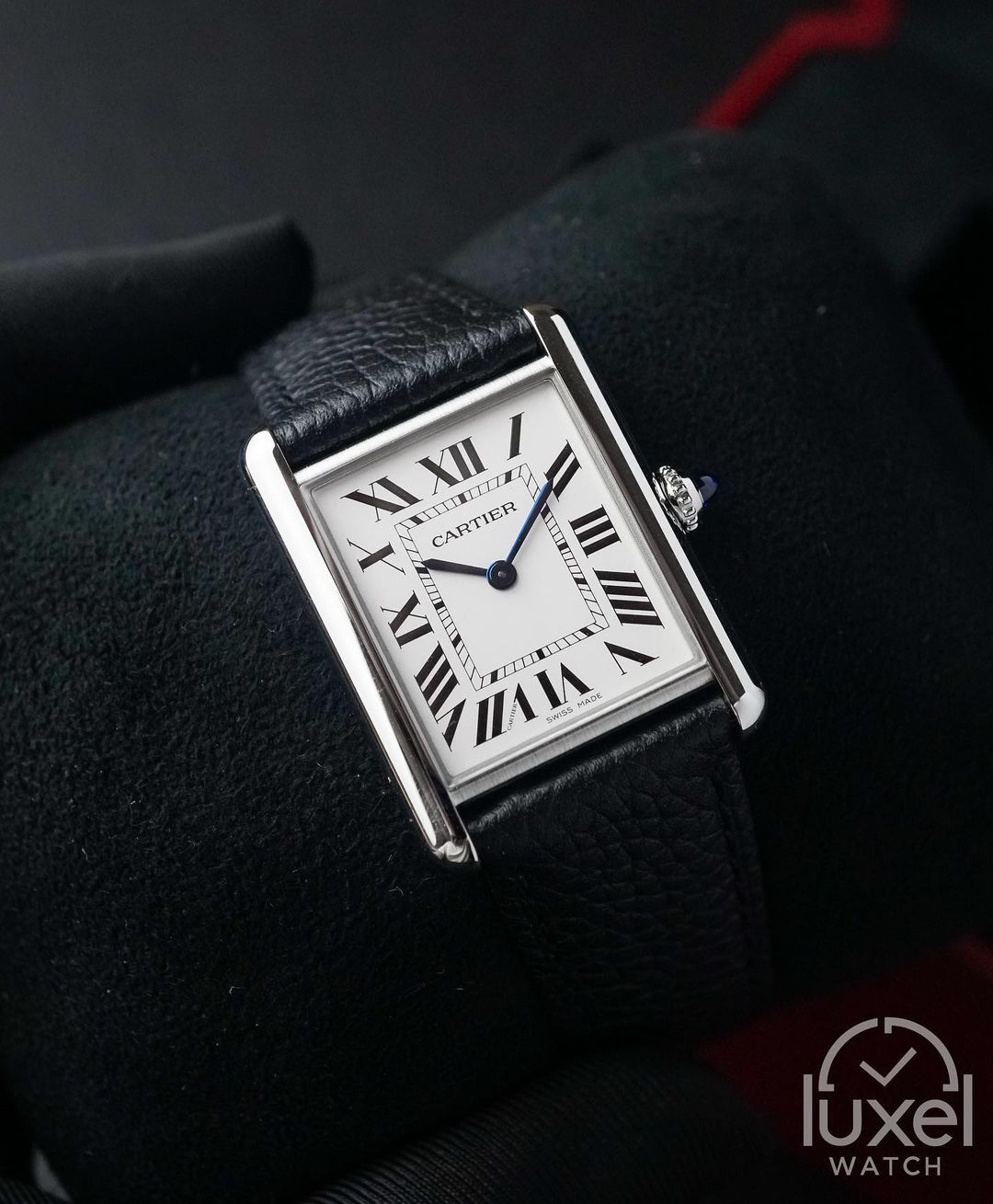Cartier Tank Must L With White Dial Leather Strap WSTA0041 – Luxel
