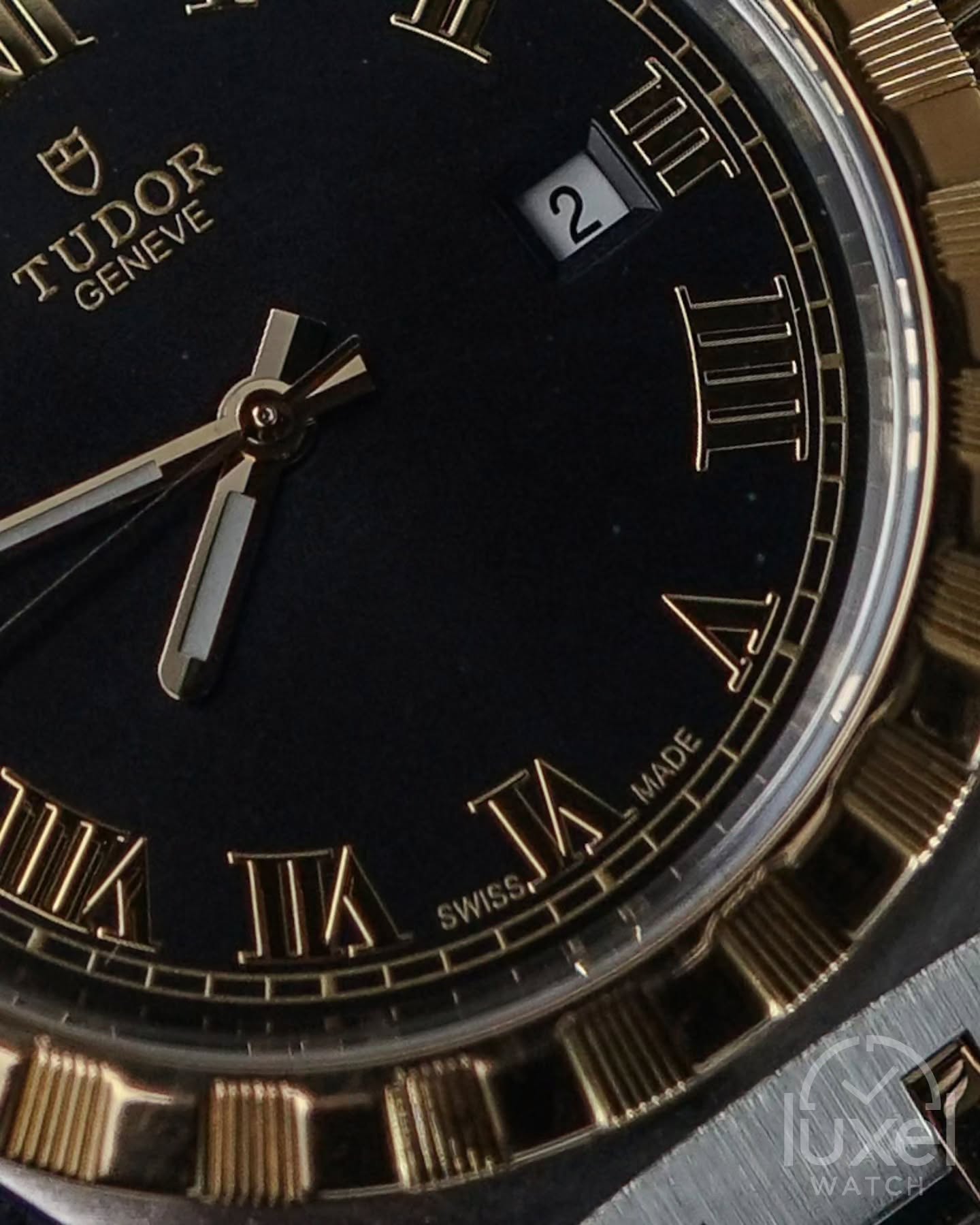 Royal Black Dial 28mm Two-Tone Steel M28303-0003
