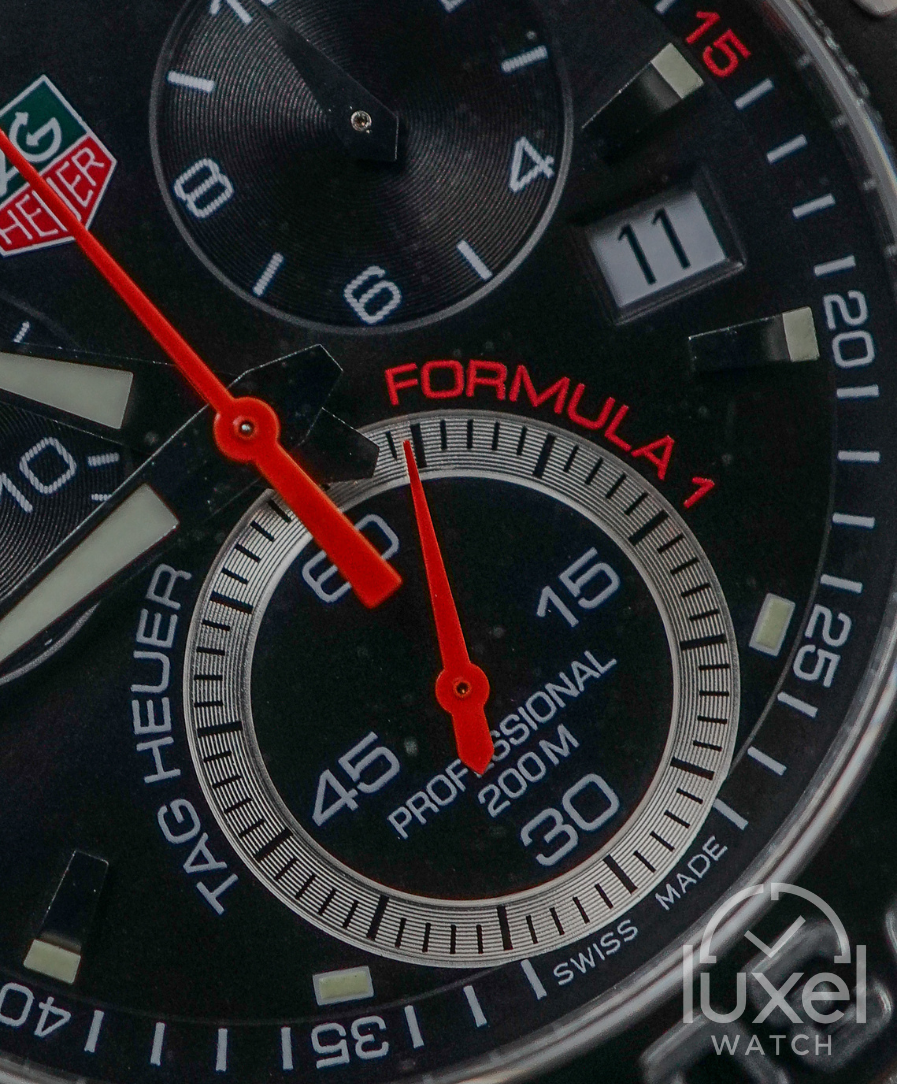 Formula 1 Chronograph Black Dial Steel Bracelet