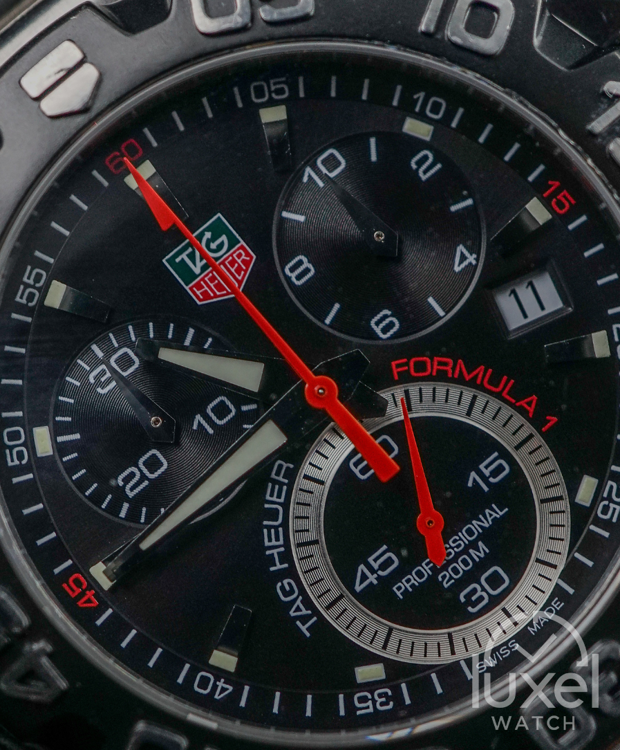 Formula 1 Chronograph Black Dial Steel Bracelet