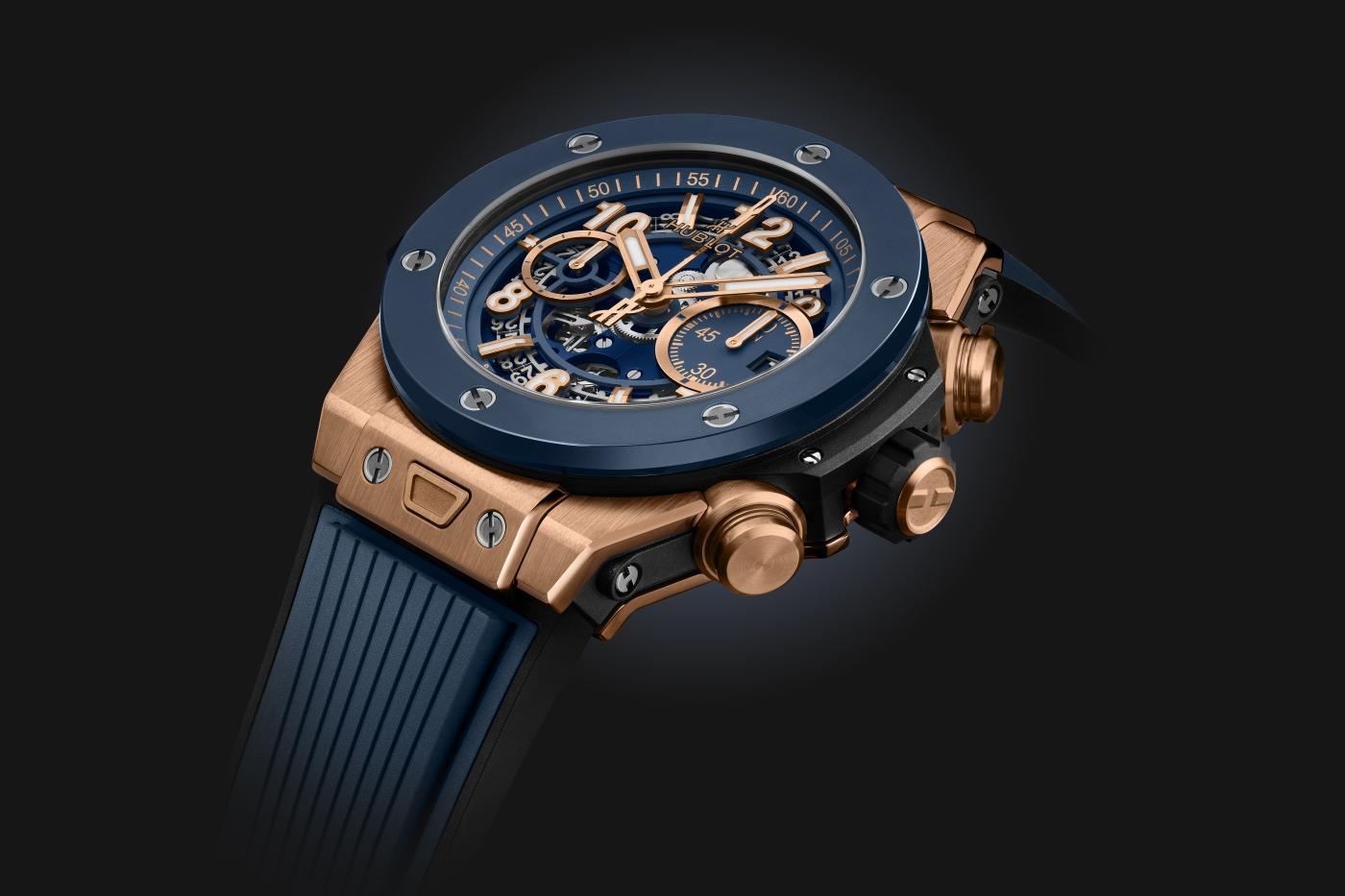 hublot Big Bang Unico King Gold Blue Ceramic 441.OL.5181.RX