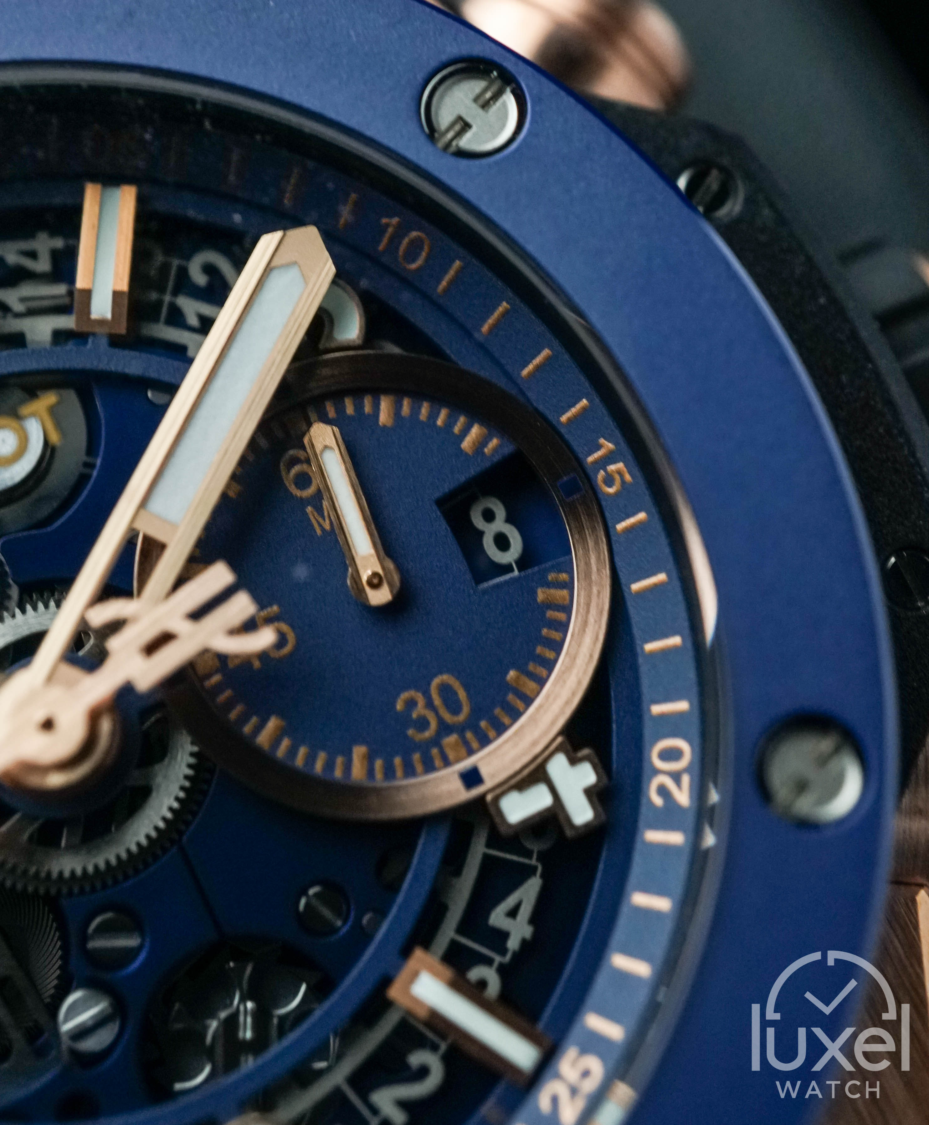 hublot Big Bang Unico King Gold Blue Ceramic 441.OL.5181.RX