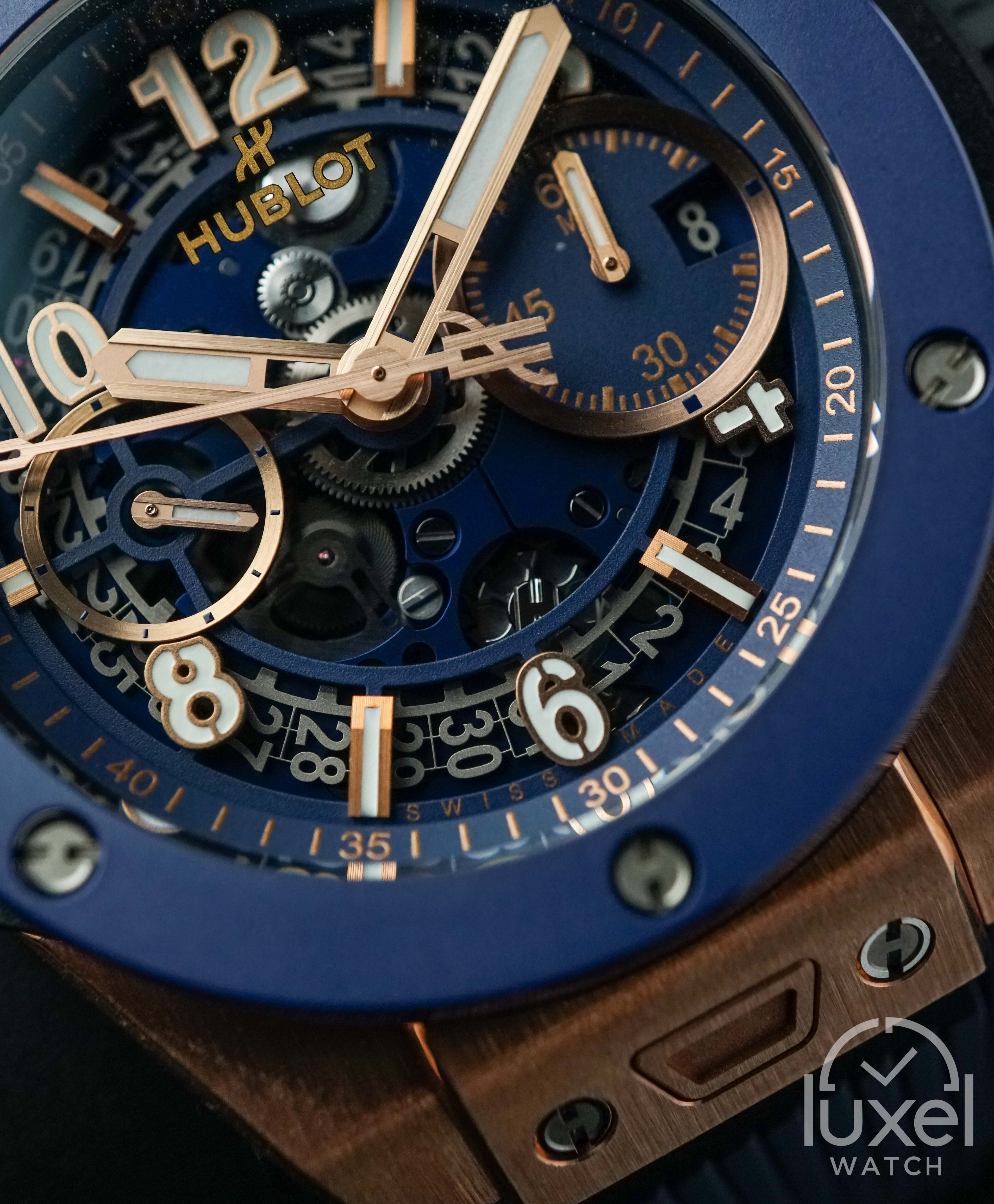 hublot Big Bang Unico King Gold Blue Ceramic 441.OL.5181.RX