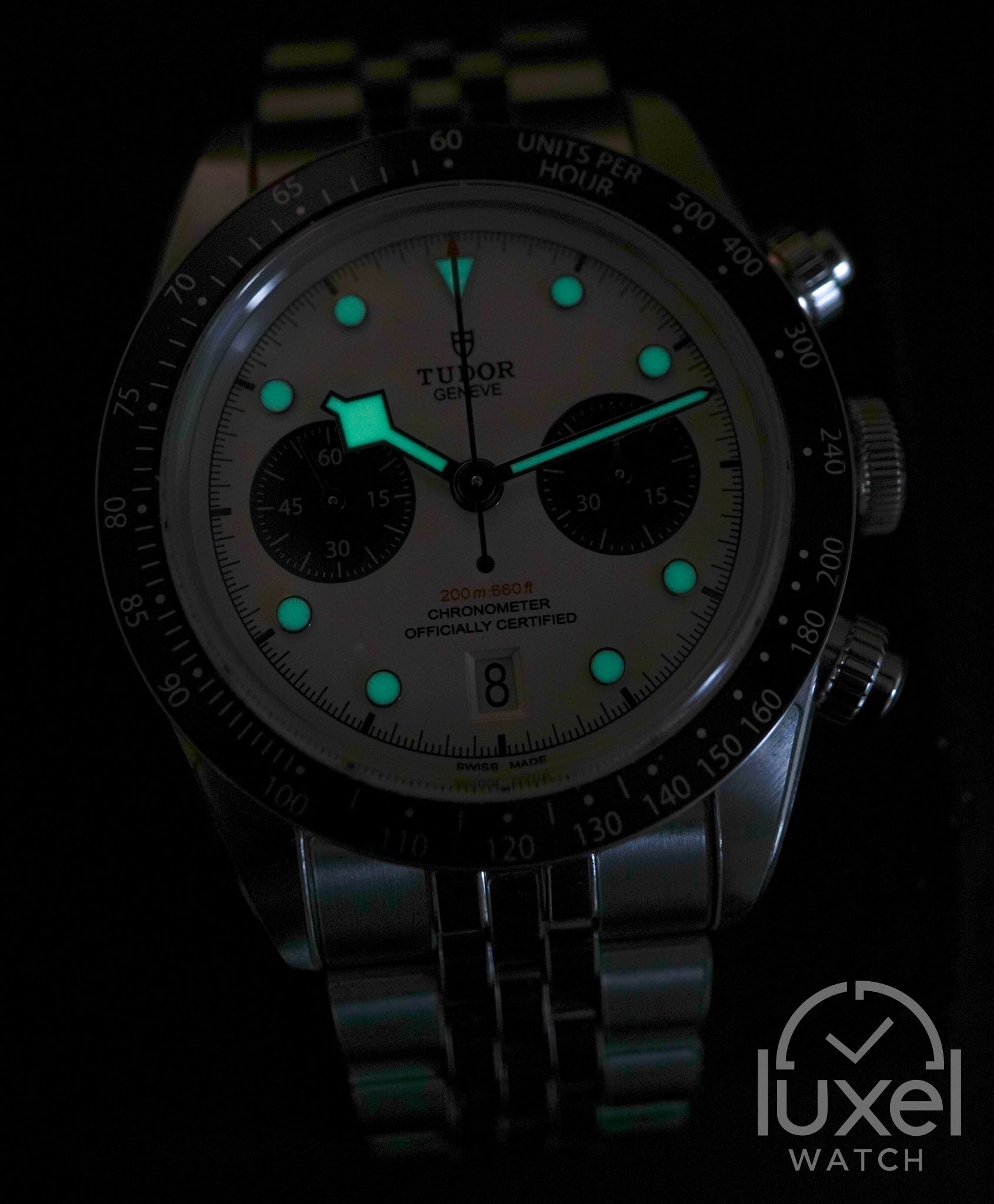 Black Bay Chrono Panda With White Dial Jubilee Steel Bracelet M79360N-0014