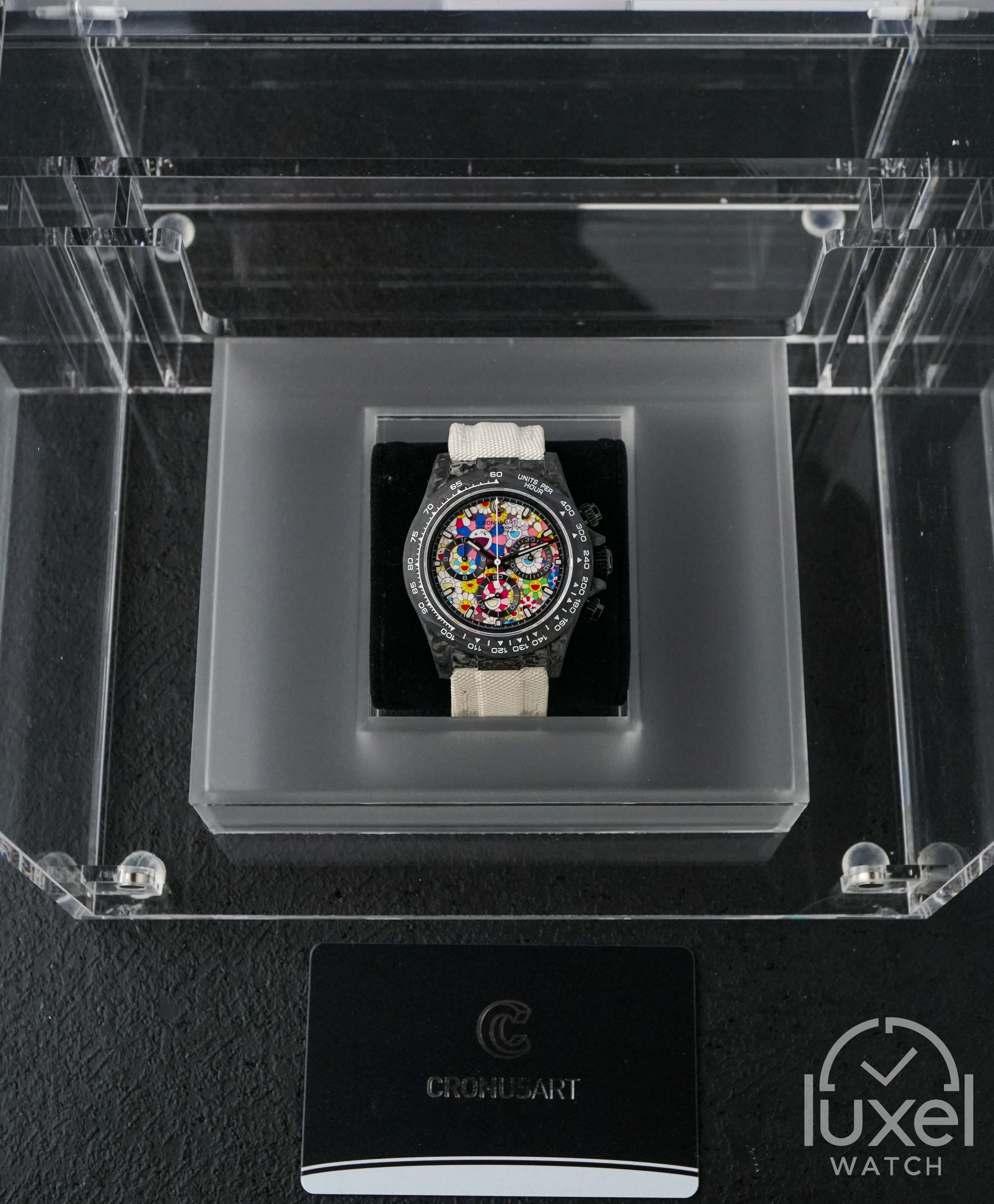 cronus art NTPT Carbon Fibre Daytona Series Murakami Dial CM002-15A