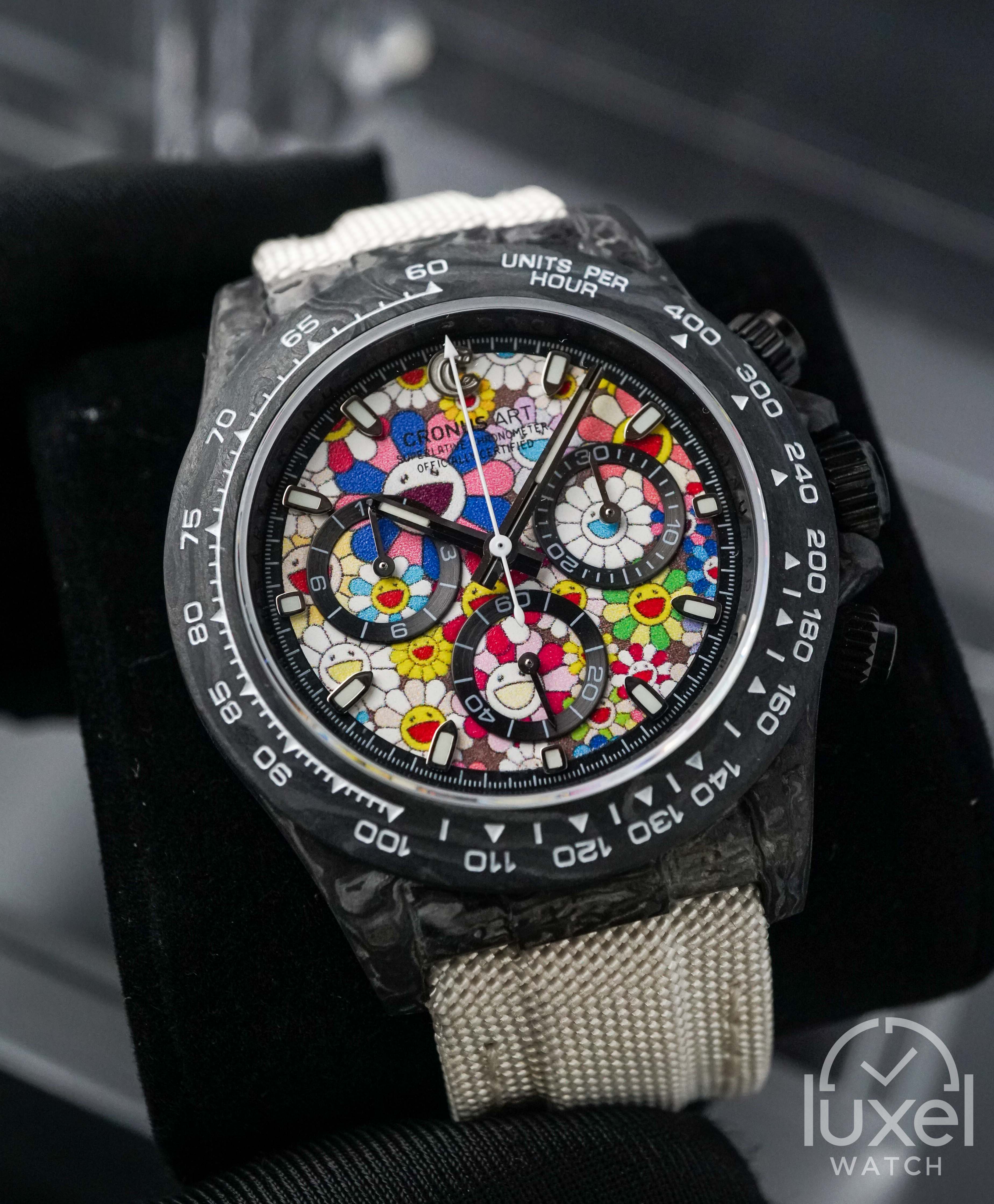 cronus art NTPT Carbon Fibre Daytona Series Murakami Dial CM002-15A