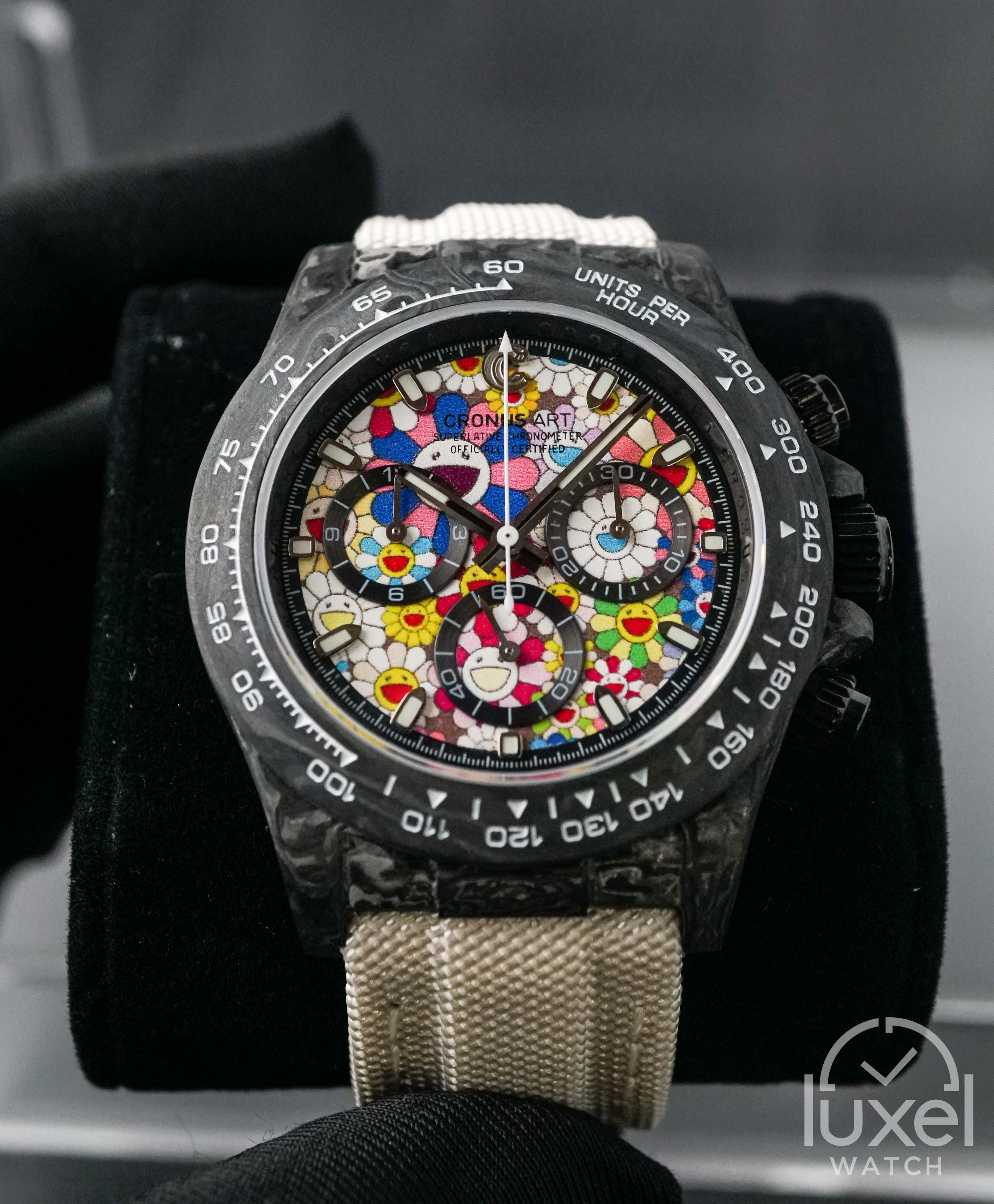 cronus art NTPT Carbon Fibre Daytona Series Murakami Dial CM002-15A