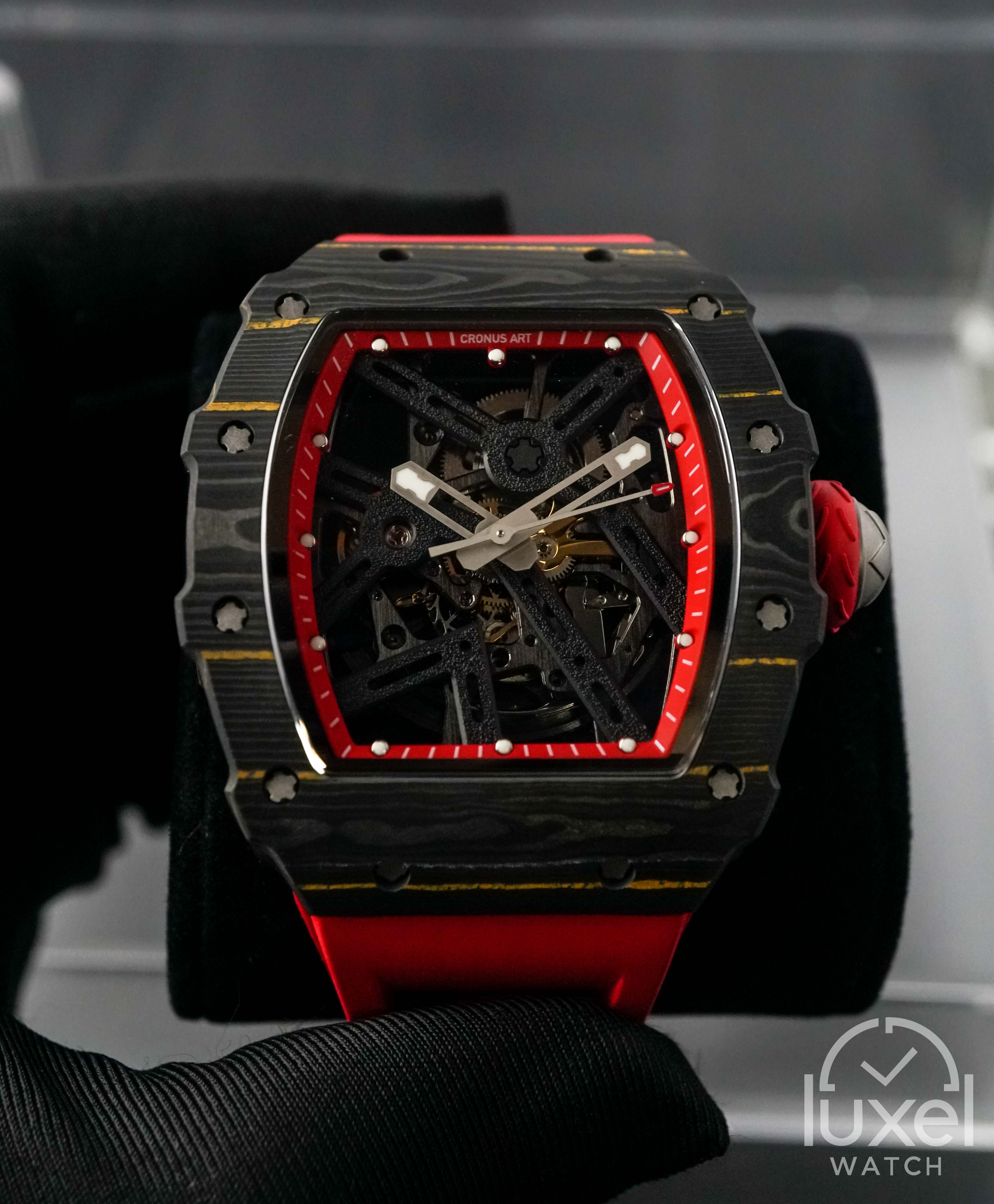 cronus art NTPT Carbon Fiber Silverstone Circuit Red Black NTPT Carbon Fiber Case CM002-12H