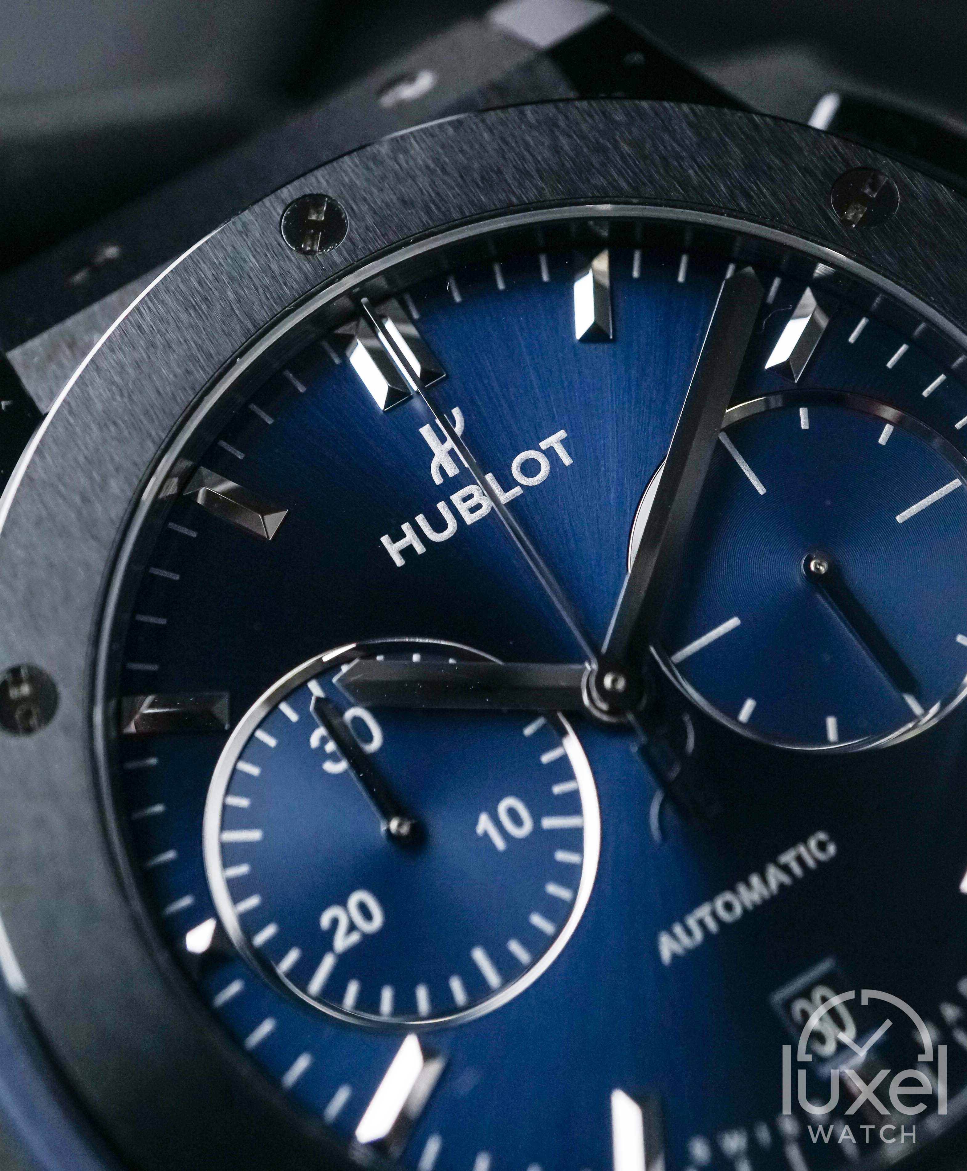 hublot Classic Fusion Ceramic Blue Chronograph 521.CM.7170.RX