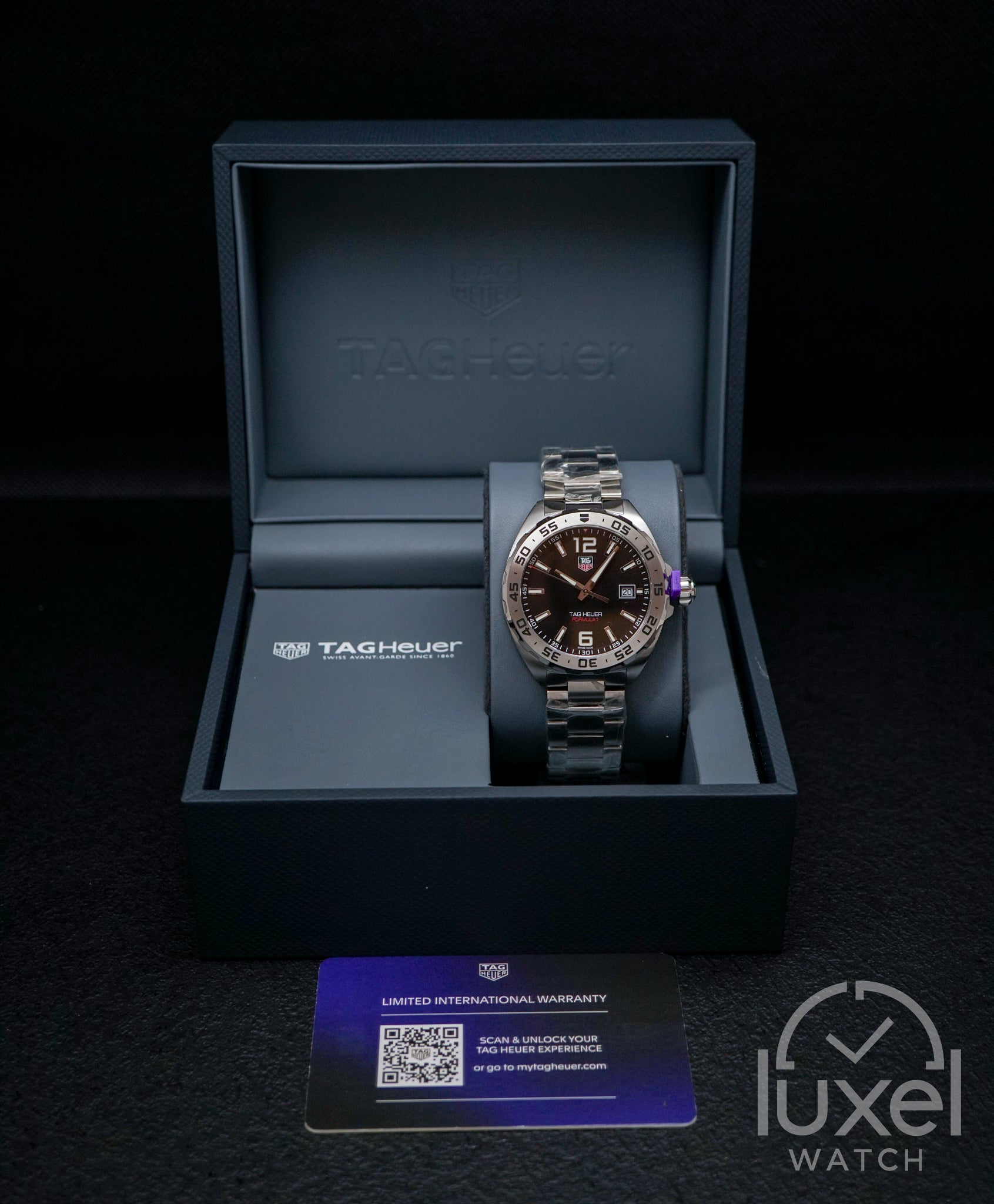 Formula 1 Date Black Dial Steel Bracelet 41 mm Steel WAZ1112.BA0875