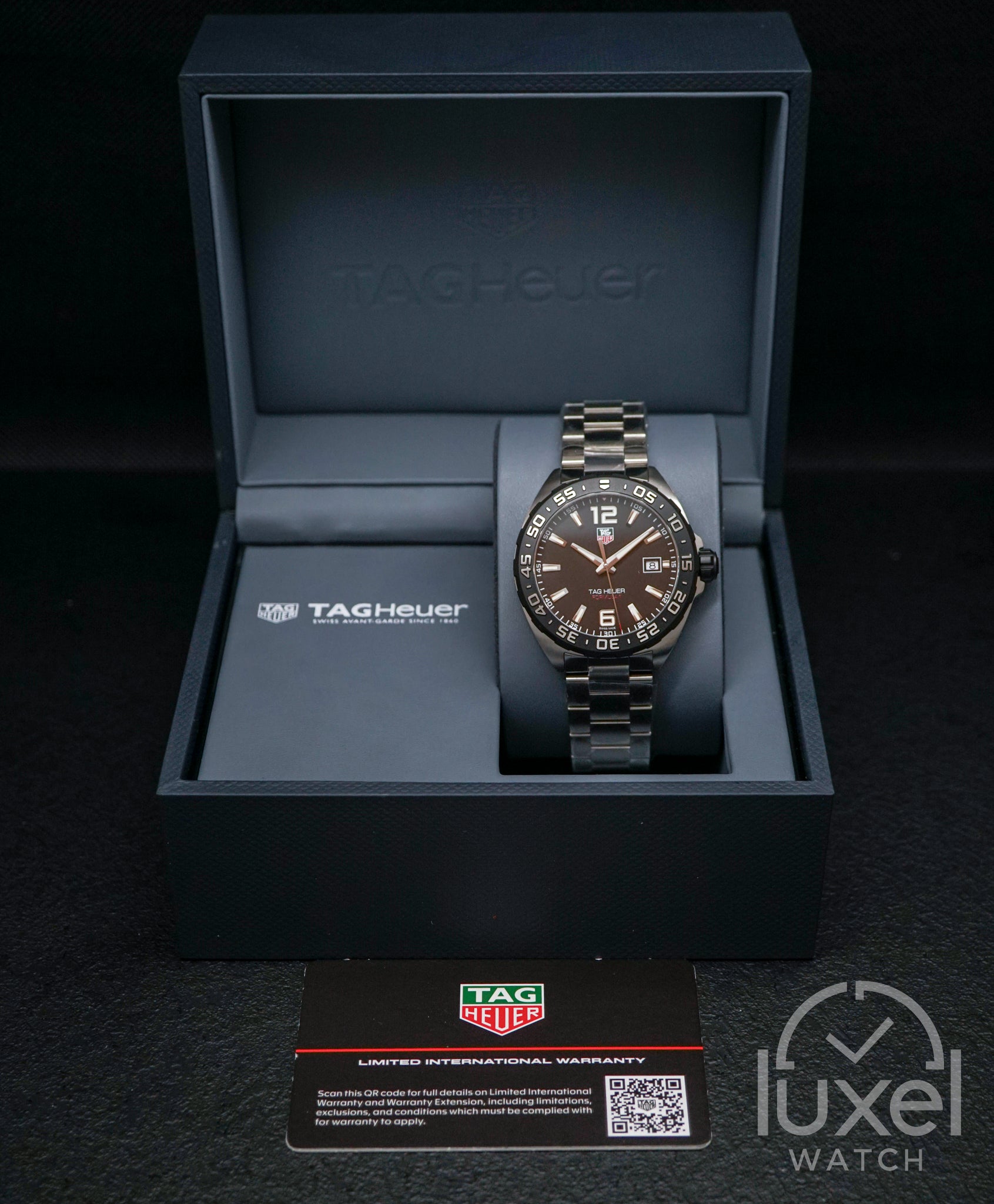 Formula 1 Date Black Opalin Dial Steel Bracelet 41 mm Steel Case WAZ1110.BA0875