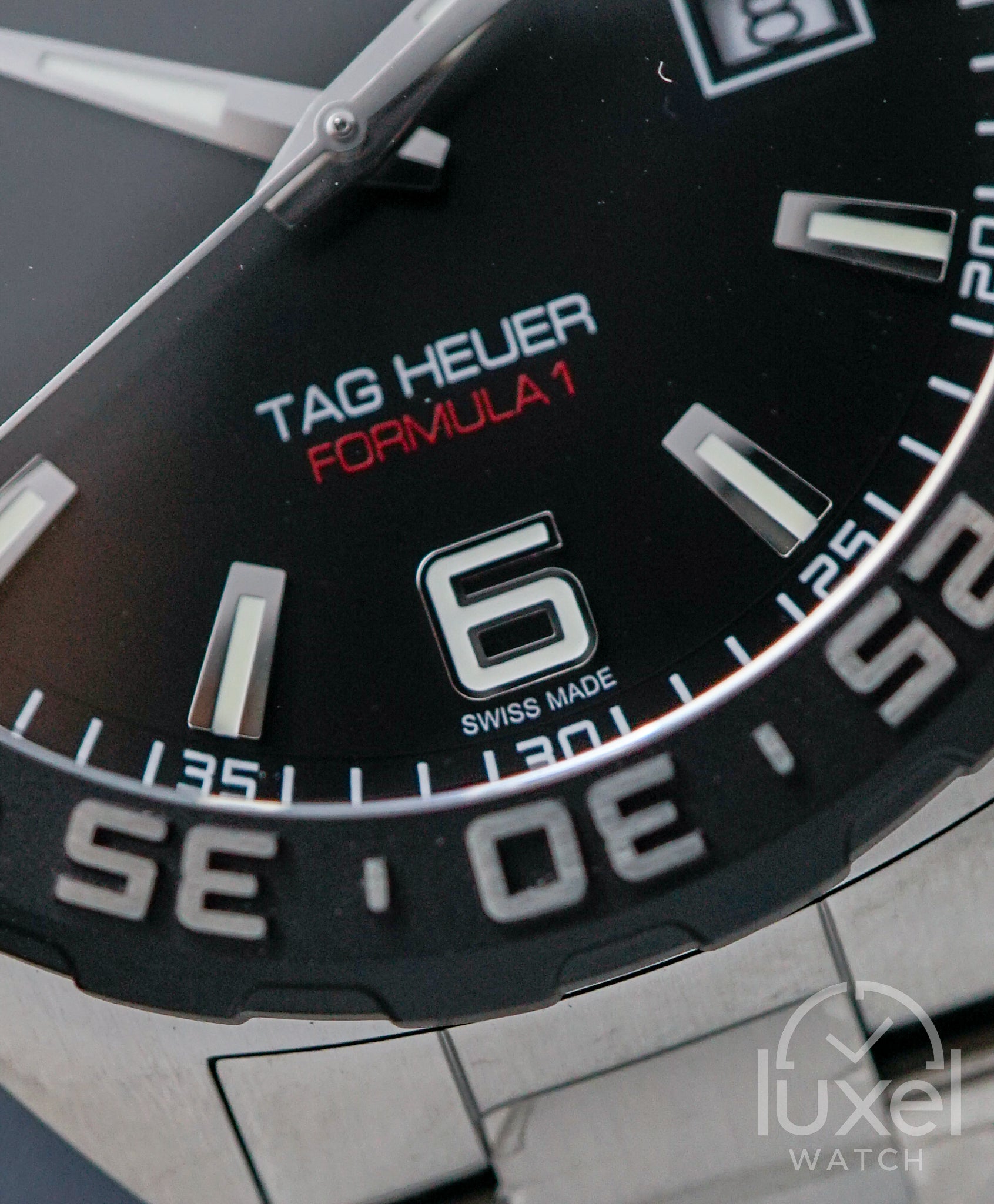 Formula 1 Date Black Opalin Dial Steel Bracelet 41 mm Steel Case WAZ1110.BA0875