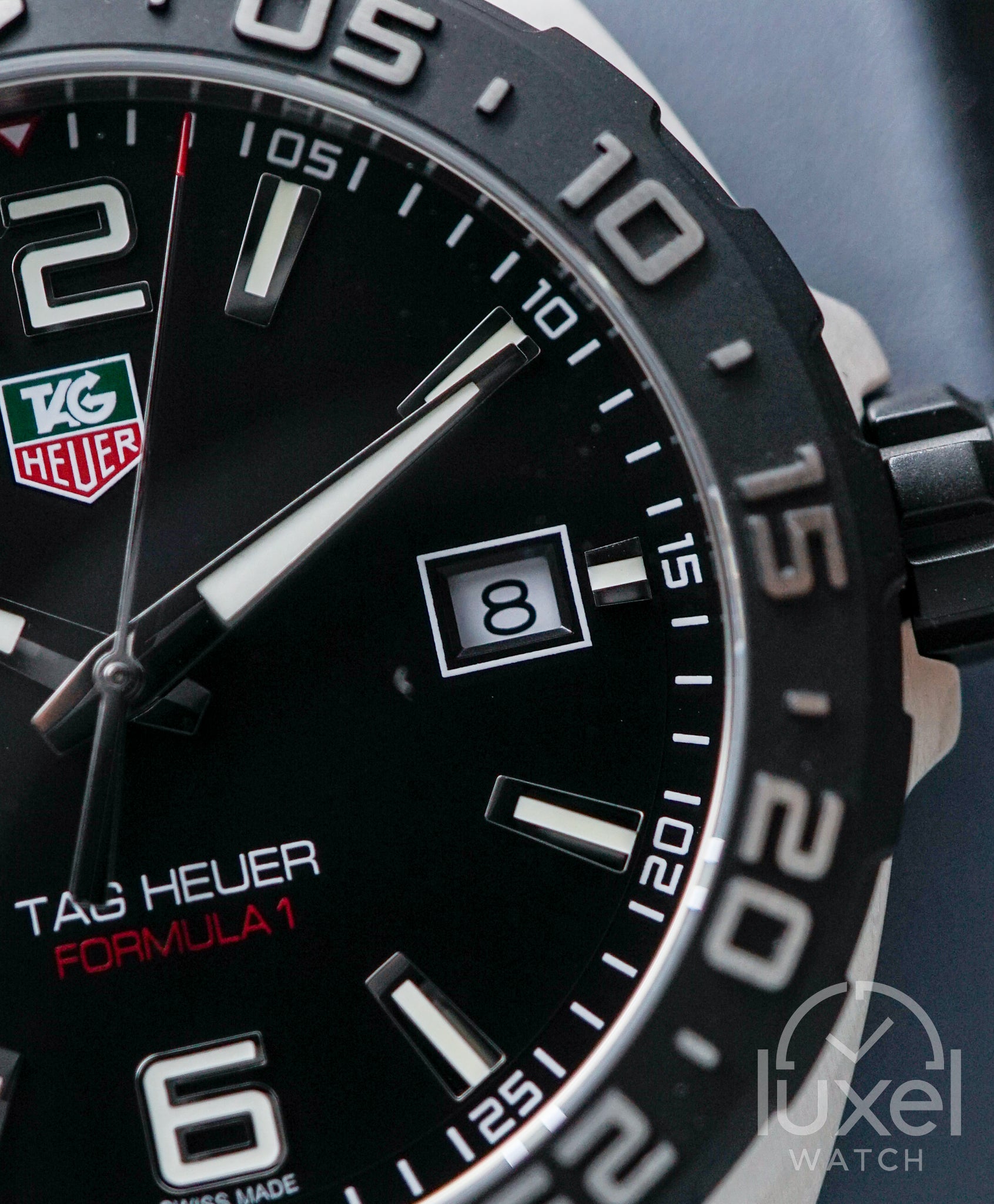 Formula 1 Date Black Opalin Dial Steel Bracelet 41 mm Steel Case WAZ1110.BA0875