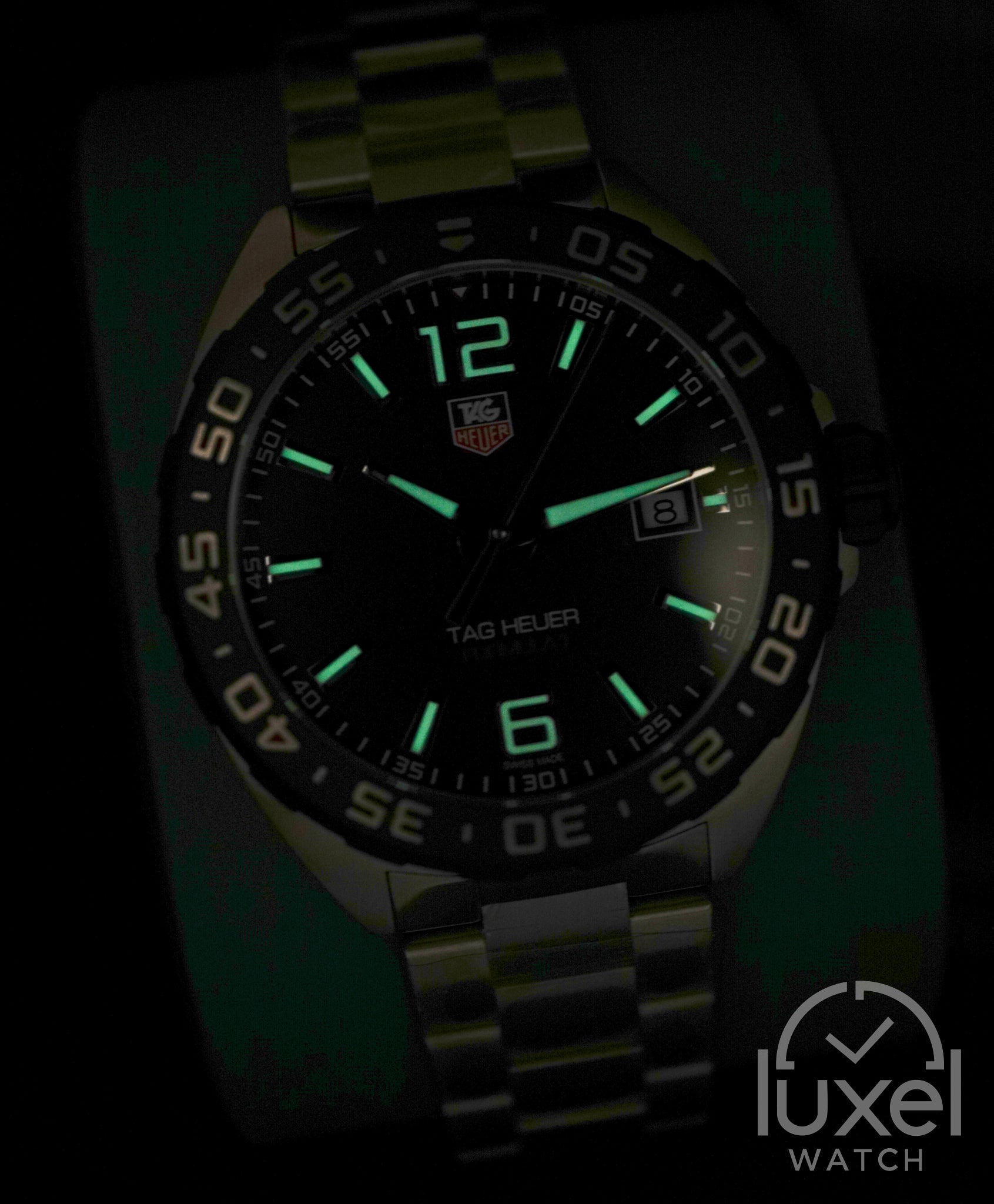 Formula 1 Date Black Opalin Dial Steel Bracelet 41 mm Steel Case WAZ1110.BA0875