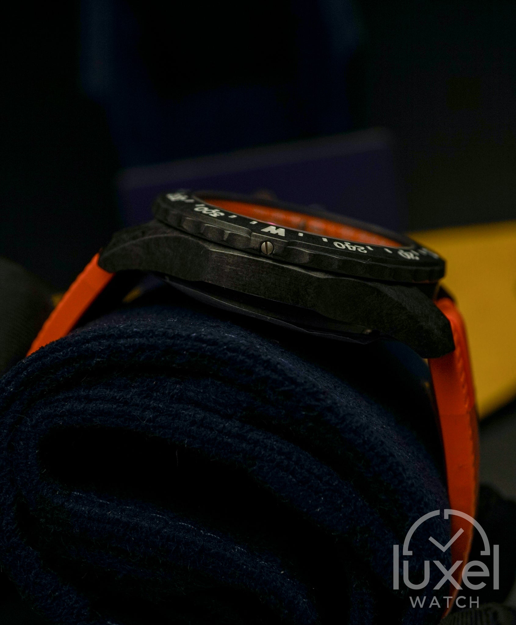 Endurance Pro 44 Black Dial Orange Rubber Strap X82310A51B1S2