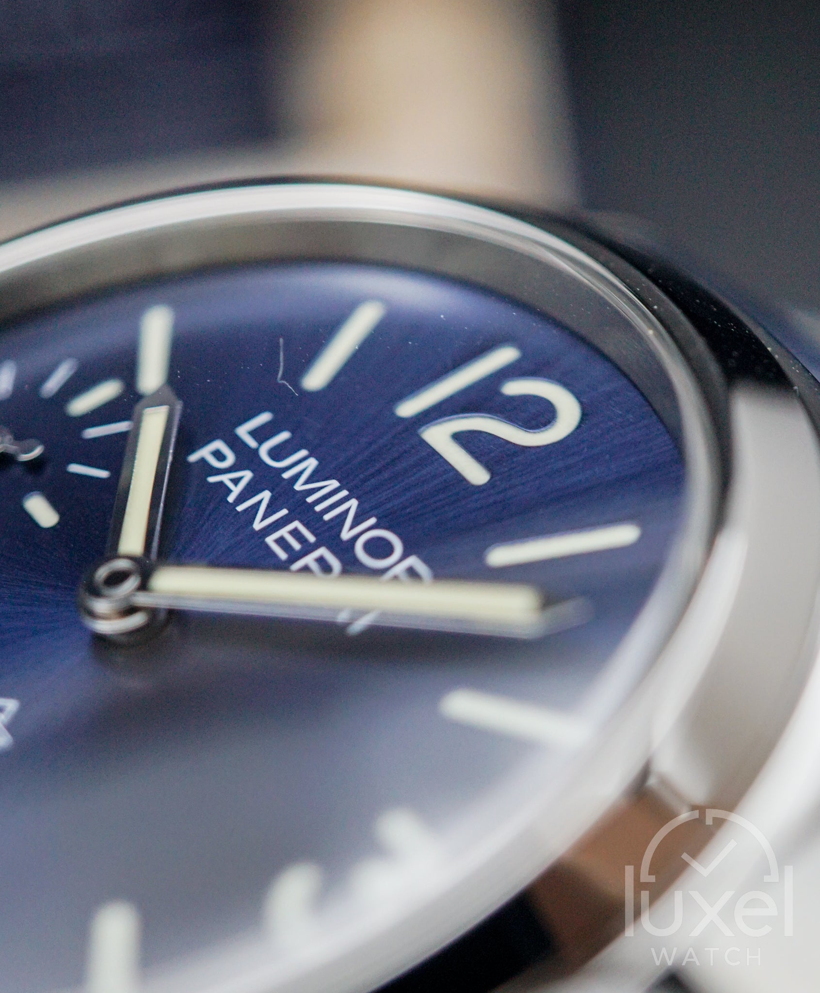 Blu Mare With Blue Dial Leather Strap + Extra Blue Rubber Strap PAM1085