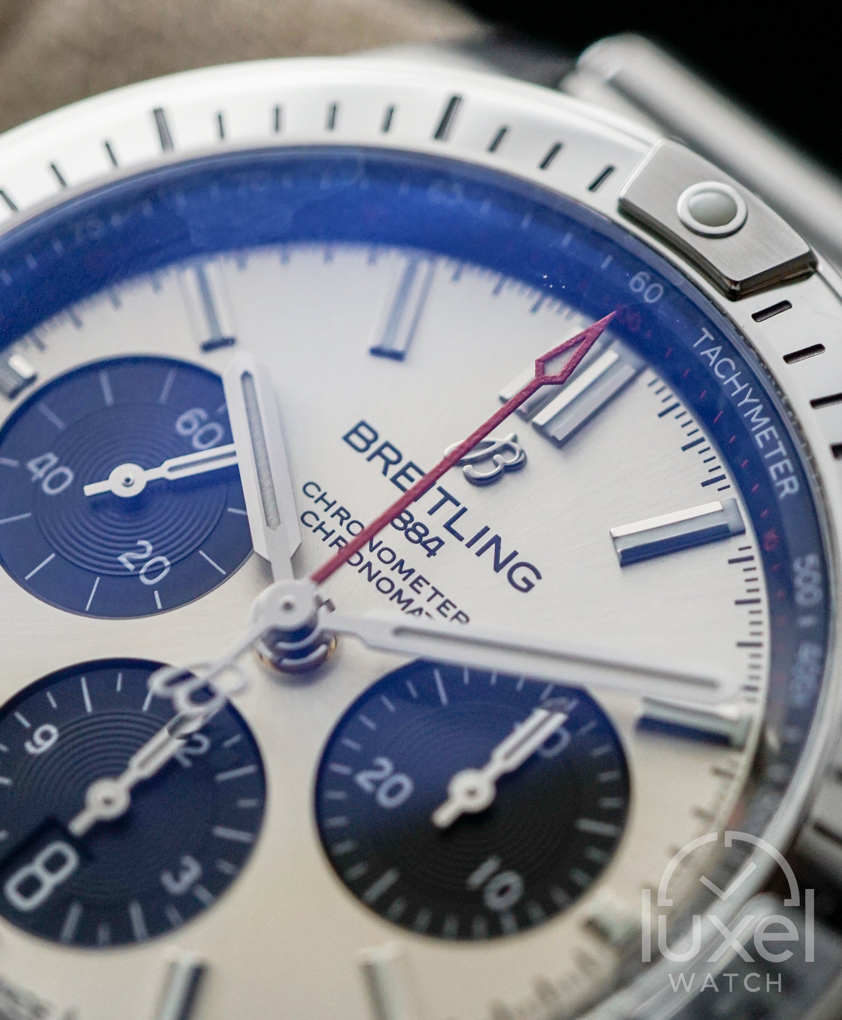 Chronomat B01 Silver Dial AB0134101G1A1