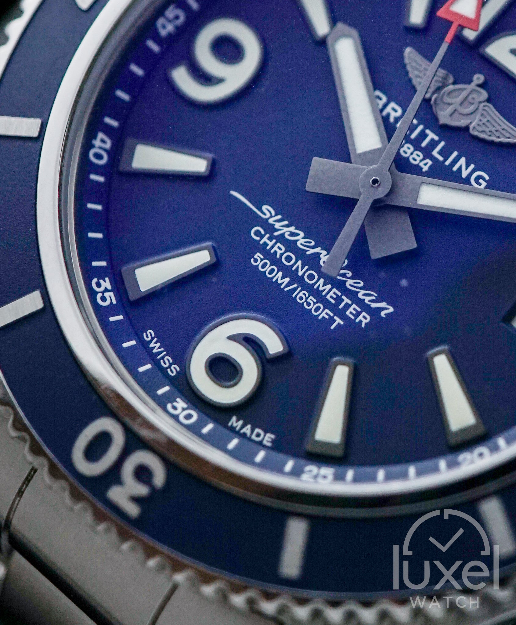 Superocean Automatic 42 Blue Dial Steel Bracelet A17366D81C1A1