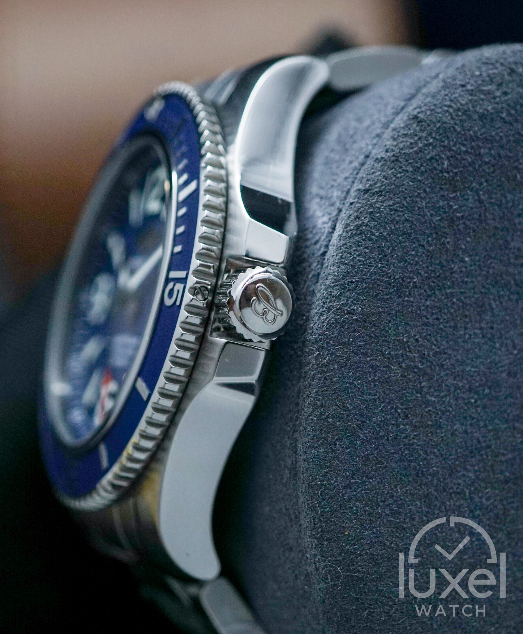 Superocean Automatic 42 Blue Dial Steel Bracelet A17366D81C1A1