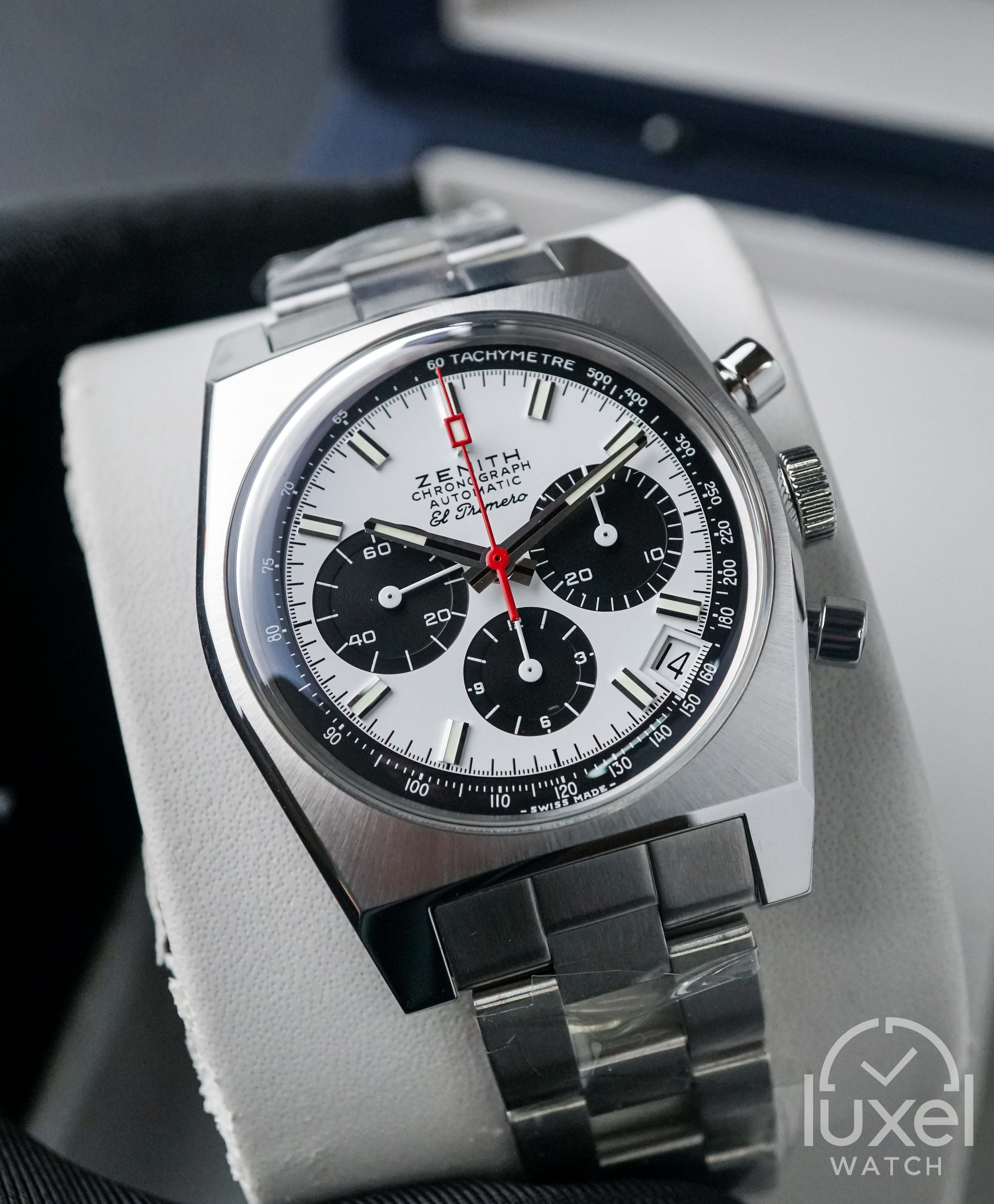 Zenith Chronomaster Revival El Primero A384 Panda Dial Steel Bracelet