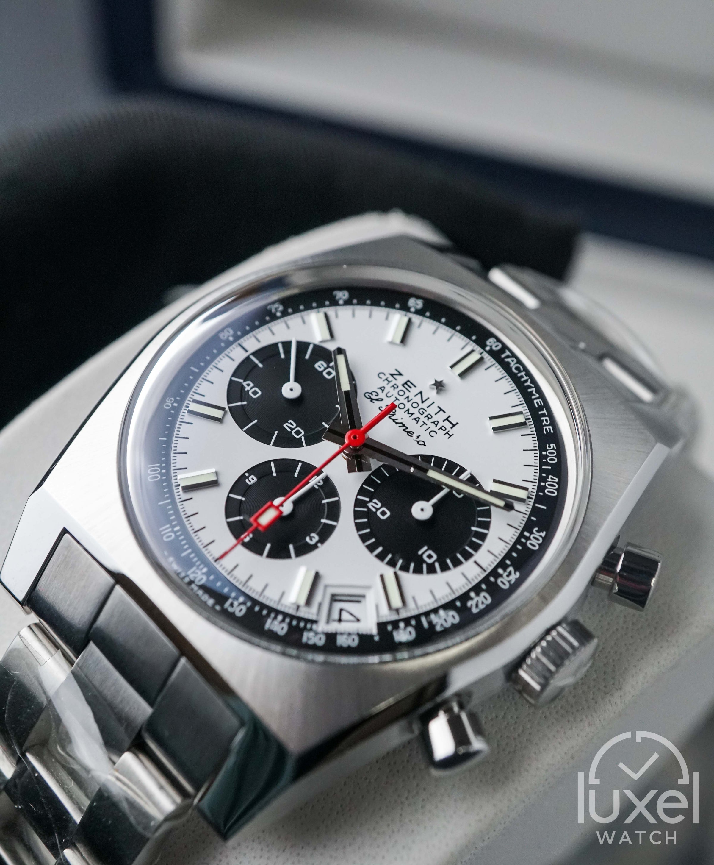 Zenith Chronomaster Revival El Primero A384 Panda Dial Steel Bracelet