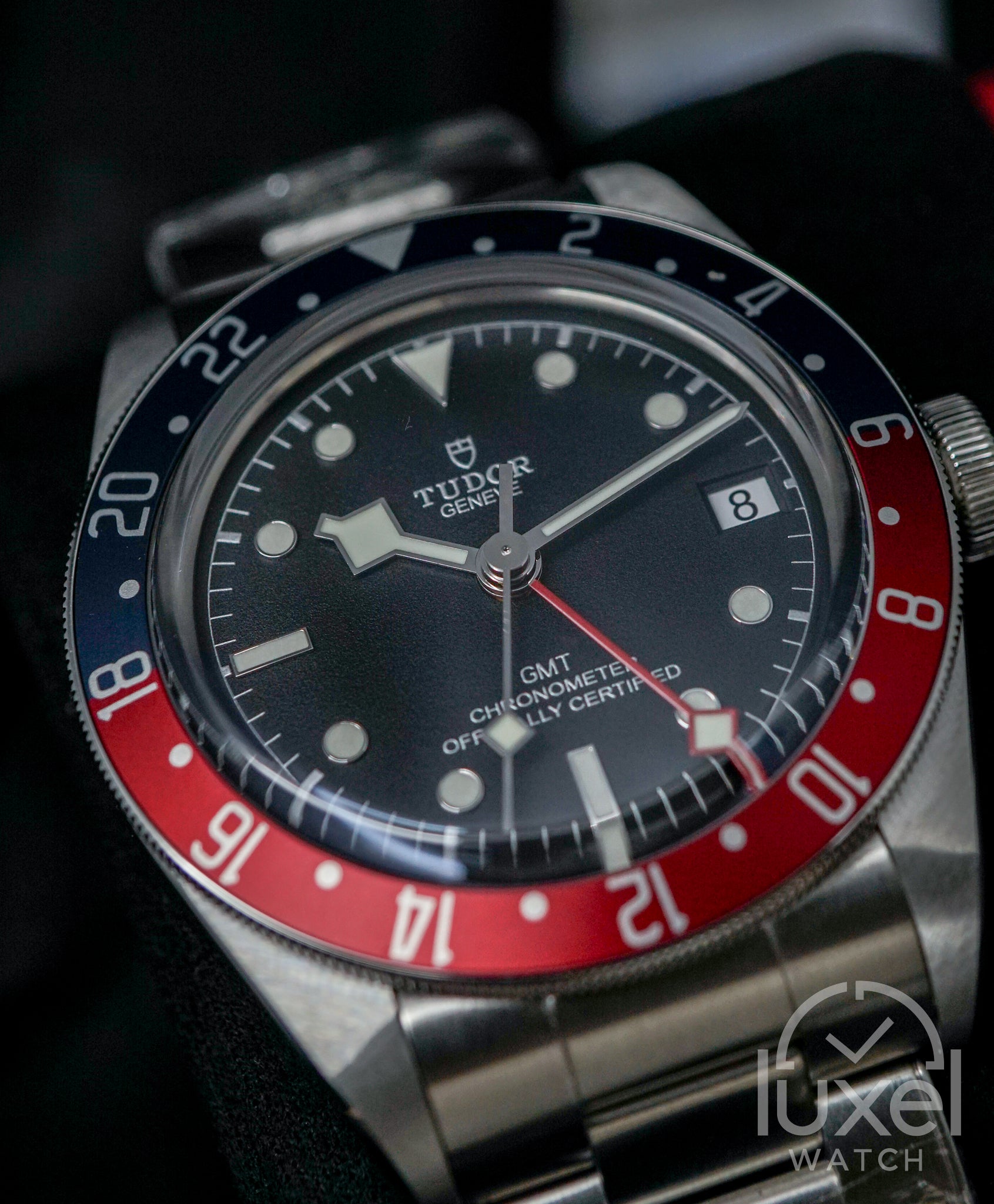 Black Bay GMT Pepsi 41mm Black Dial, Steel Bracelet M79830RB-0001