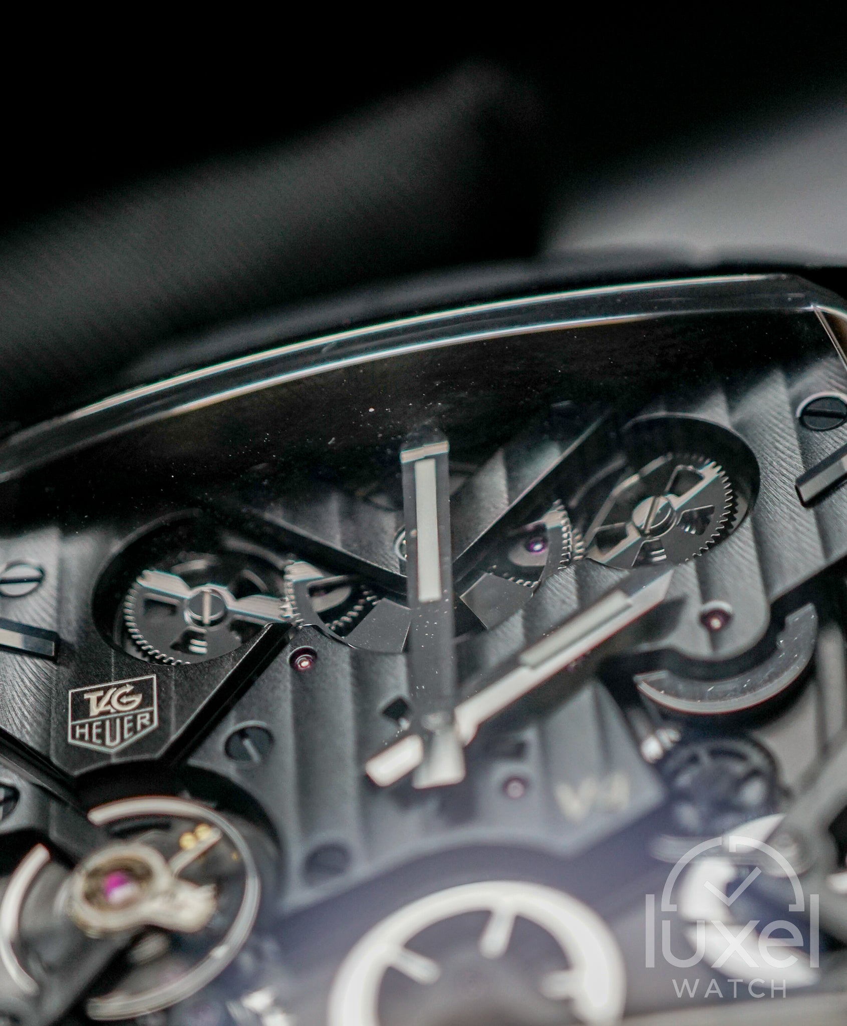 Monaco V4 Rare Limited Edition Skeleton Dial Automatic 41 mm Titanium Ceramic Case WAW2080.FC6288