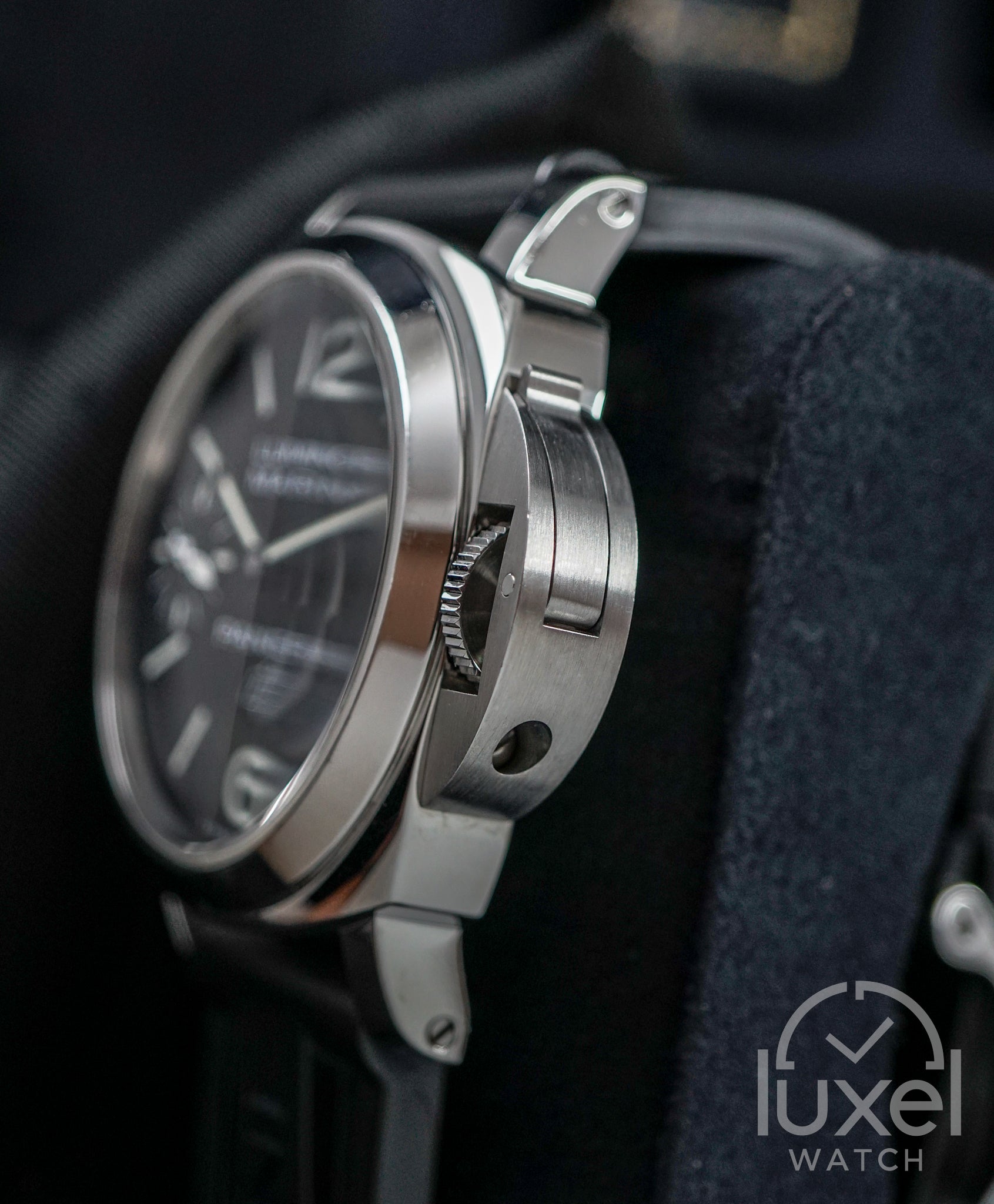 Luminor Marina Logo 3 Days Black PAM00776