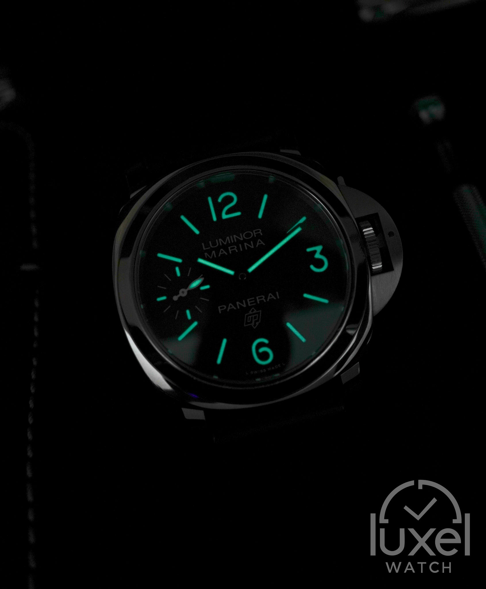 Luminor Marina Logo 3 Days Black PAM00776