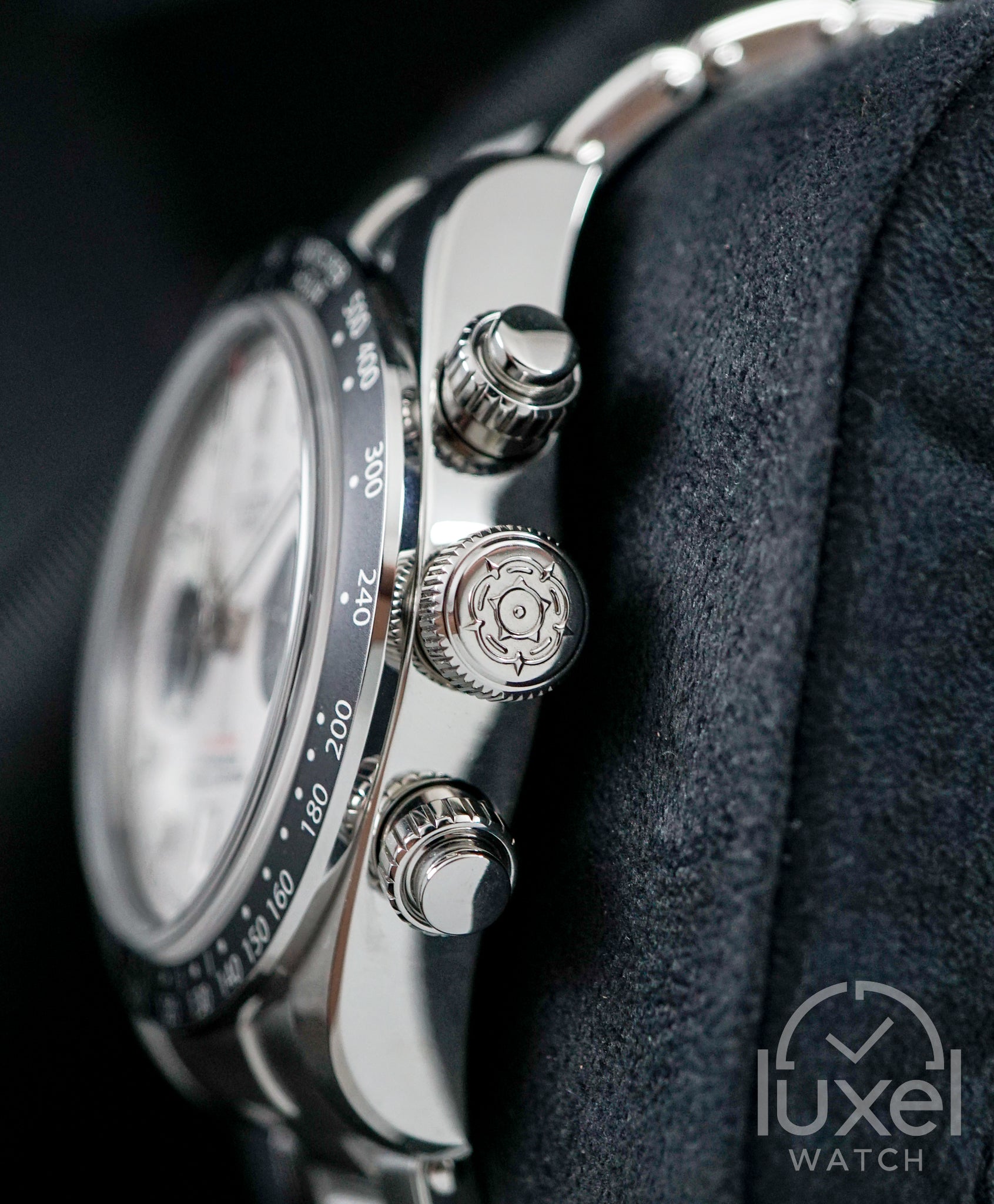 Black Bay Chrono Panda With White Dial Oyster Steel Bracelet M79360N-0012