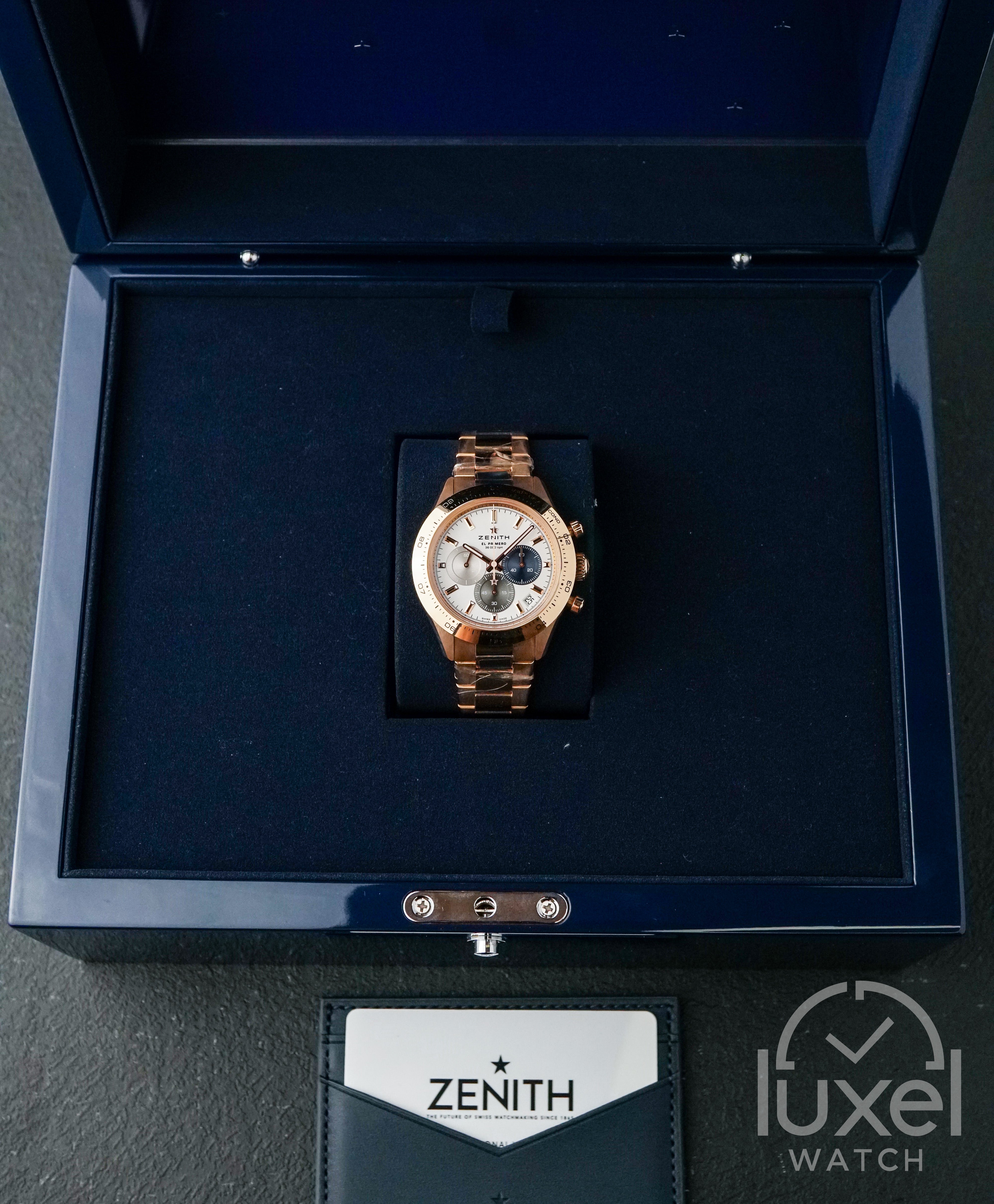 Chronomaster Sport with 18K rose gold case, bezel and bracelet 18.3101.3600/69.M3100