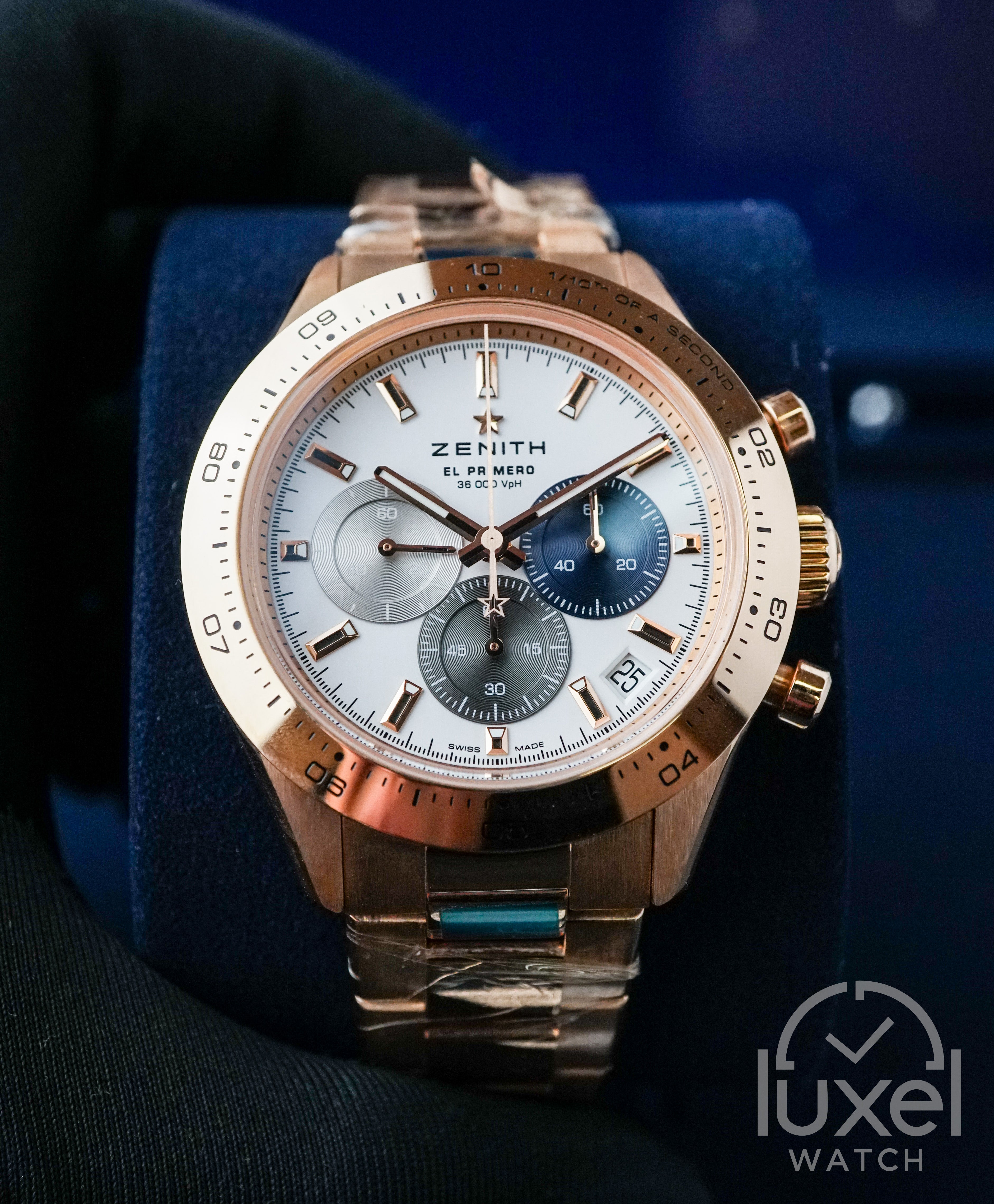 Chronomaster Sport with 18K rose gold case, bezel and bracelet 18.3101.3600/69.M3100