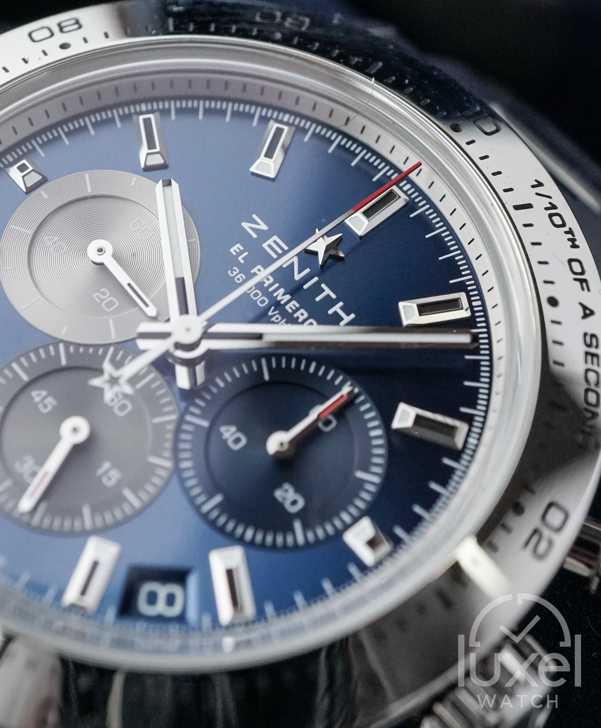 Chronomaster Sport with blue sunray dial steel bracelet 03.3114.3600/51.M3100