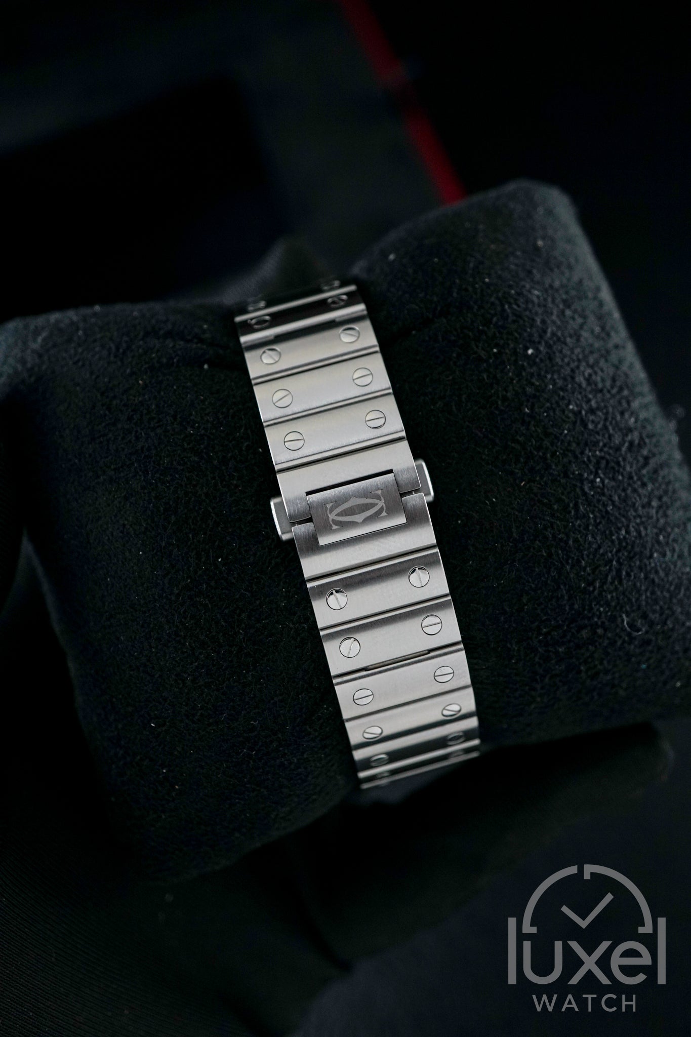 Santos Medium Silver Dial Steel Bracelet WSSA0029