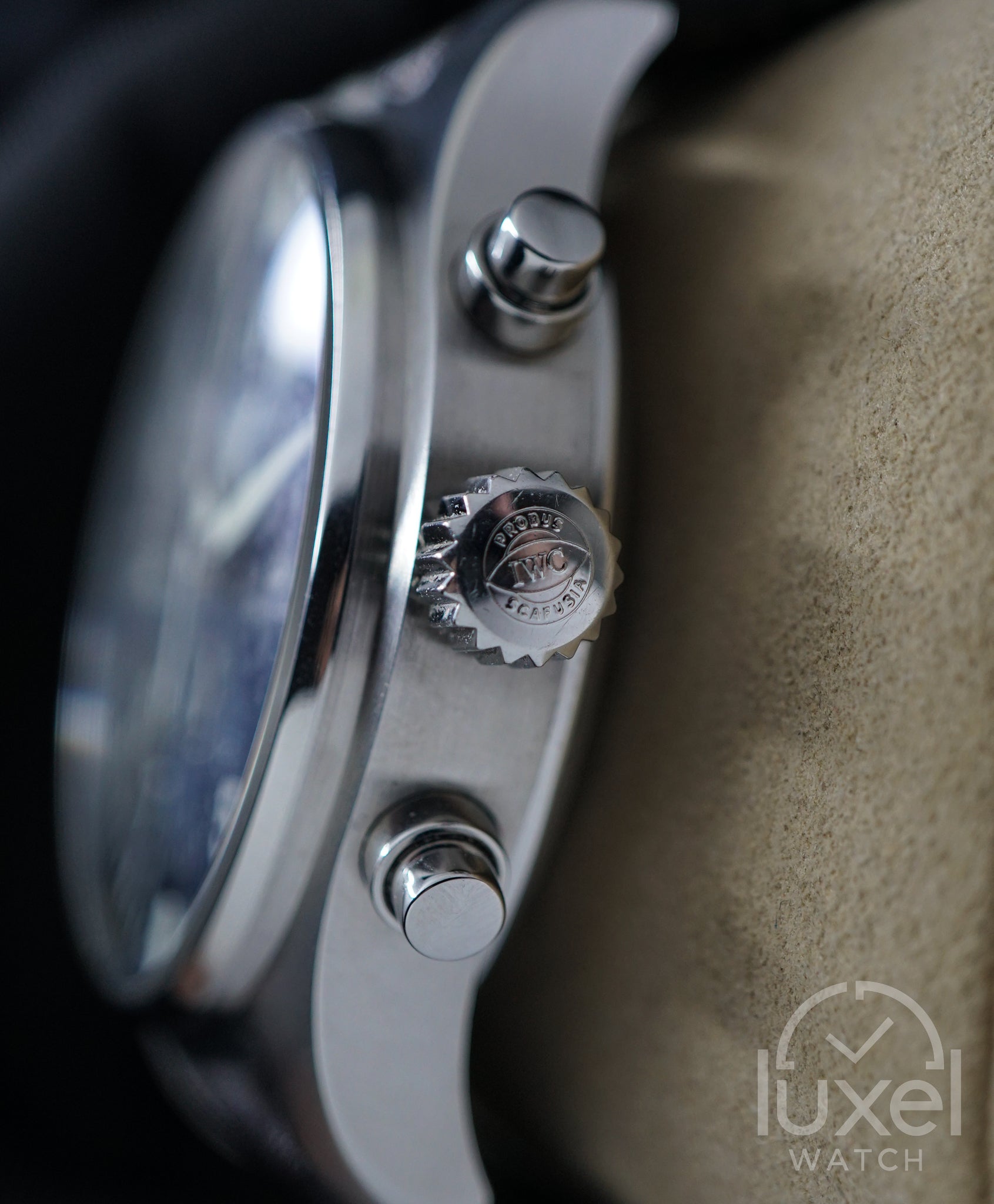 Pilot's Watch Chronograph Edition "Le Petit Prince" Blue Dial Calfskin Leather Strap IW377714