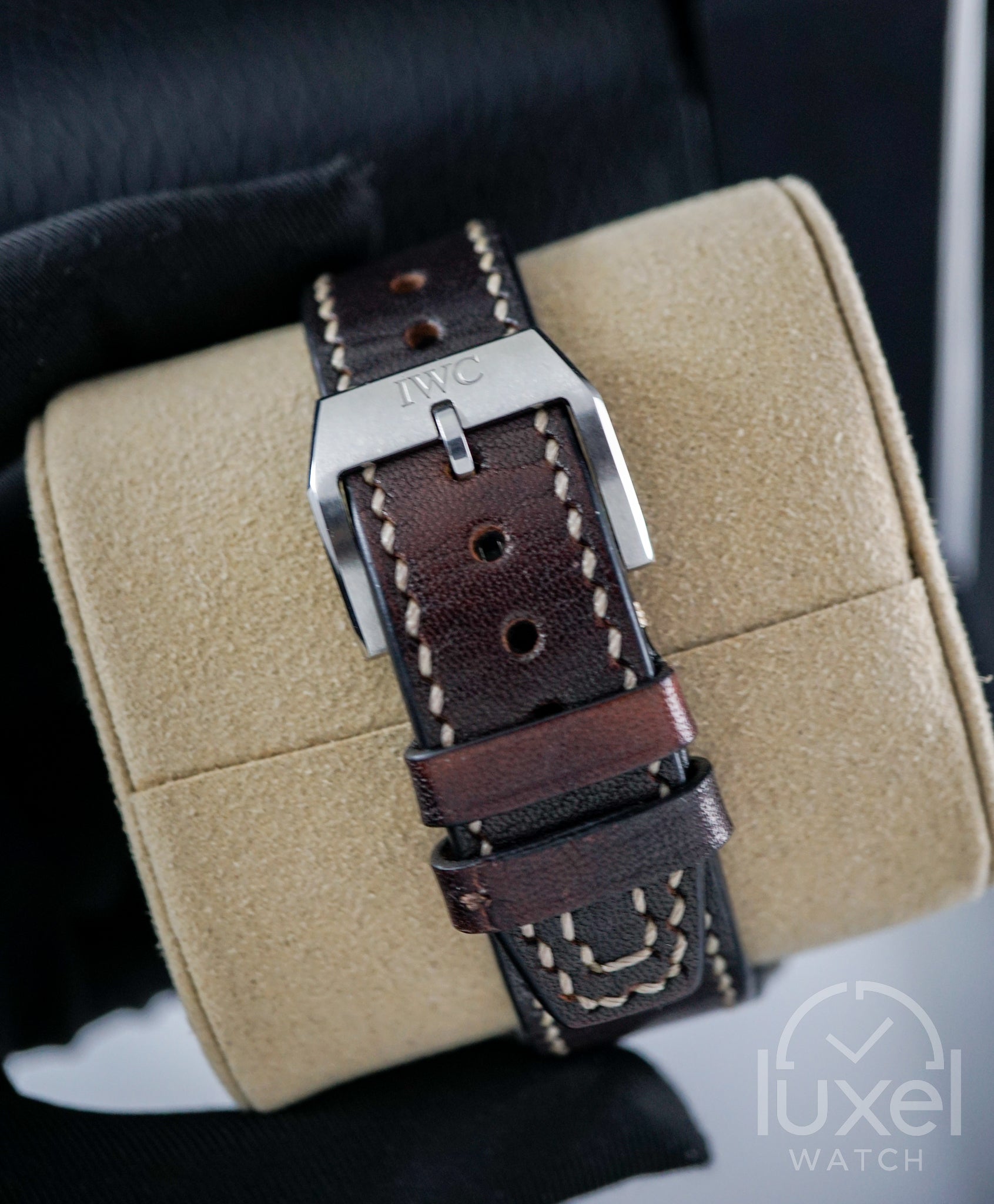 Pilot's Watch Chronograph Edition "Le Petit Prince" Blue Dial Calfskin Leather Strap IW377714
