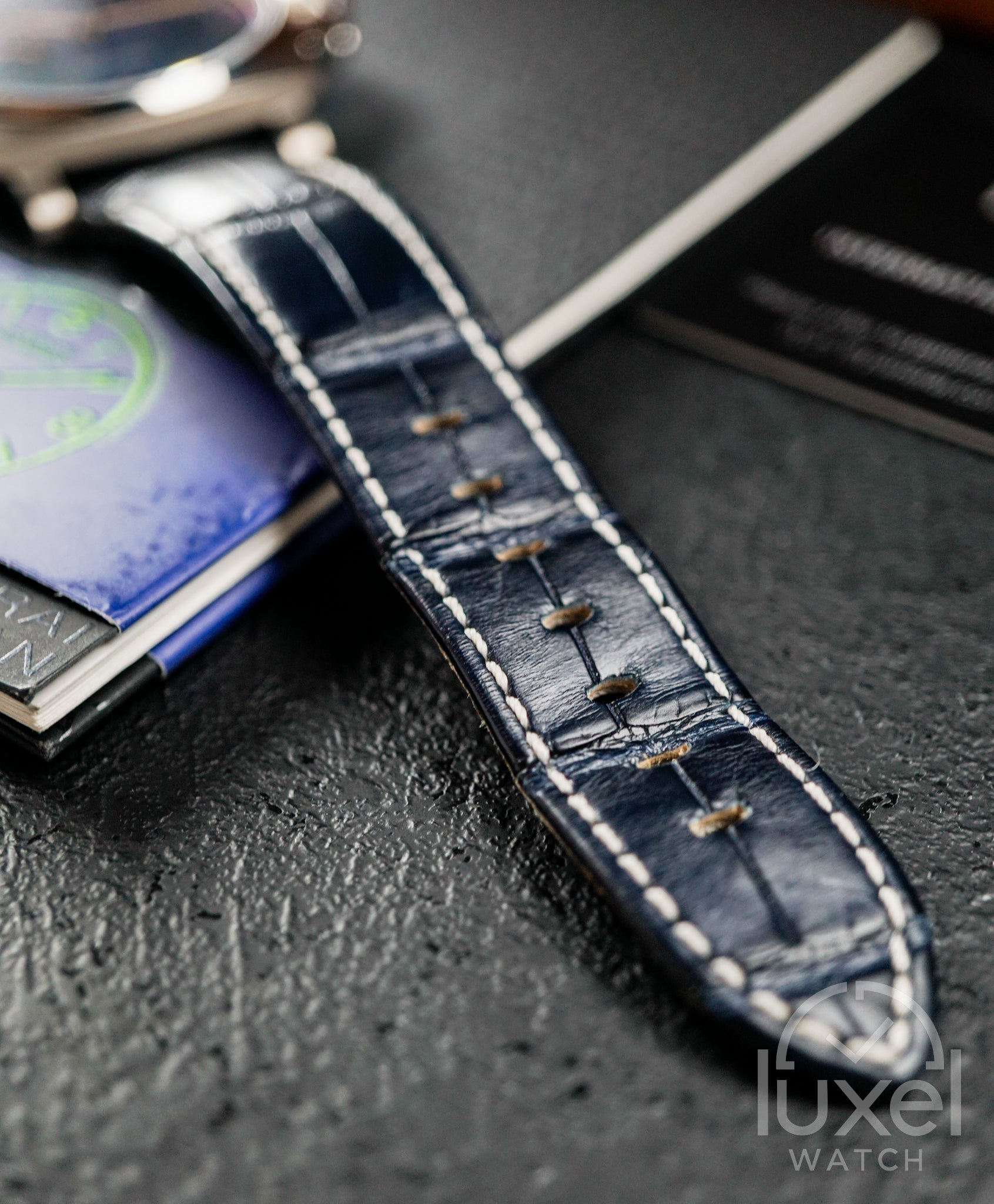 Luminor Due Titanium Blue Dial Leather Strap PAM00927