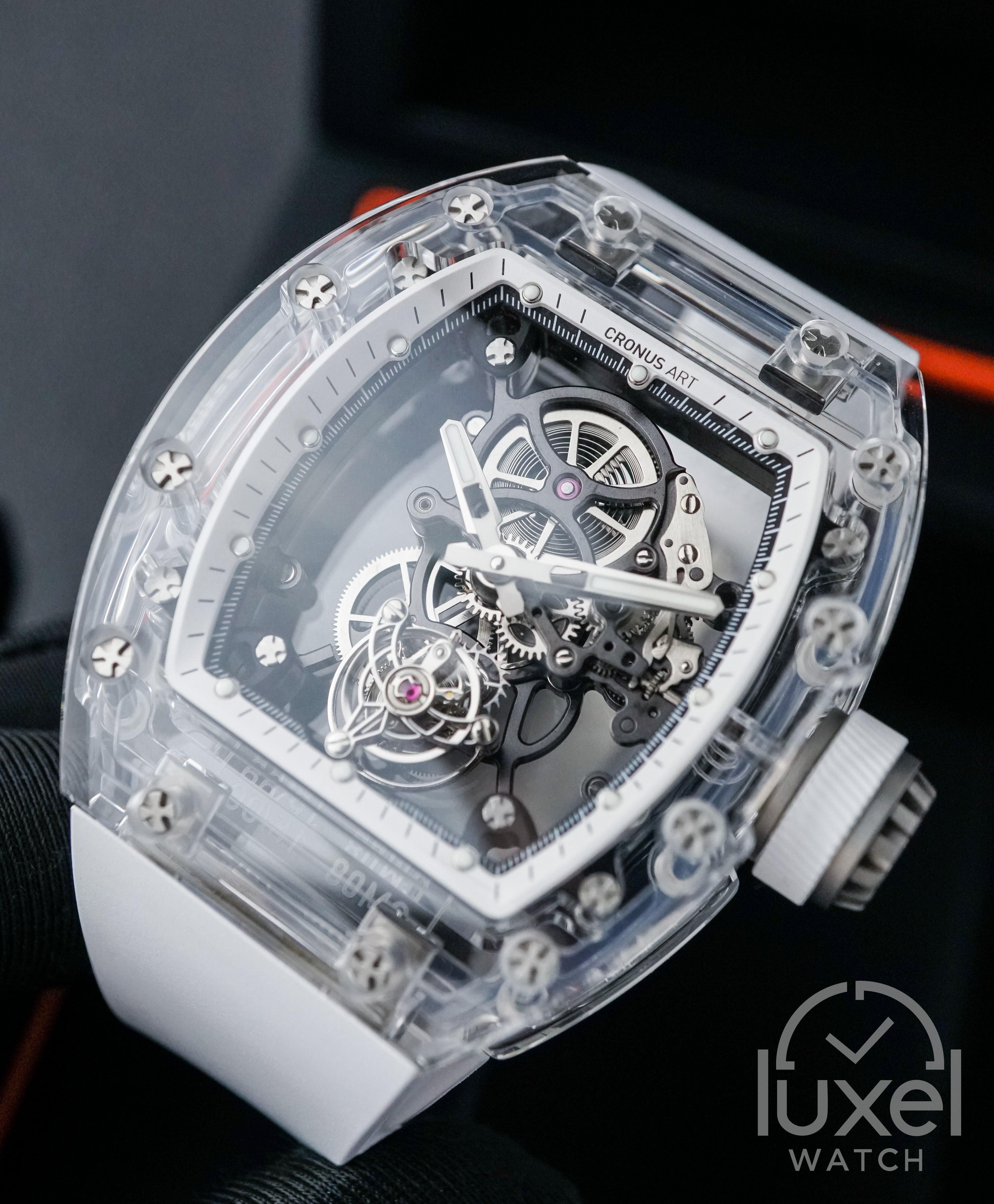 Sapphire Series White Tourbillon Limited Edition Only 99pcs CM08-027