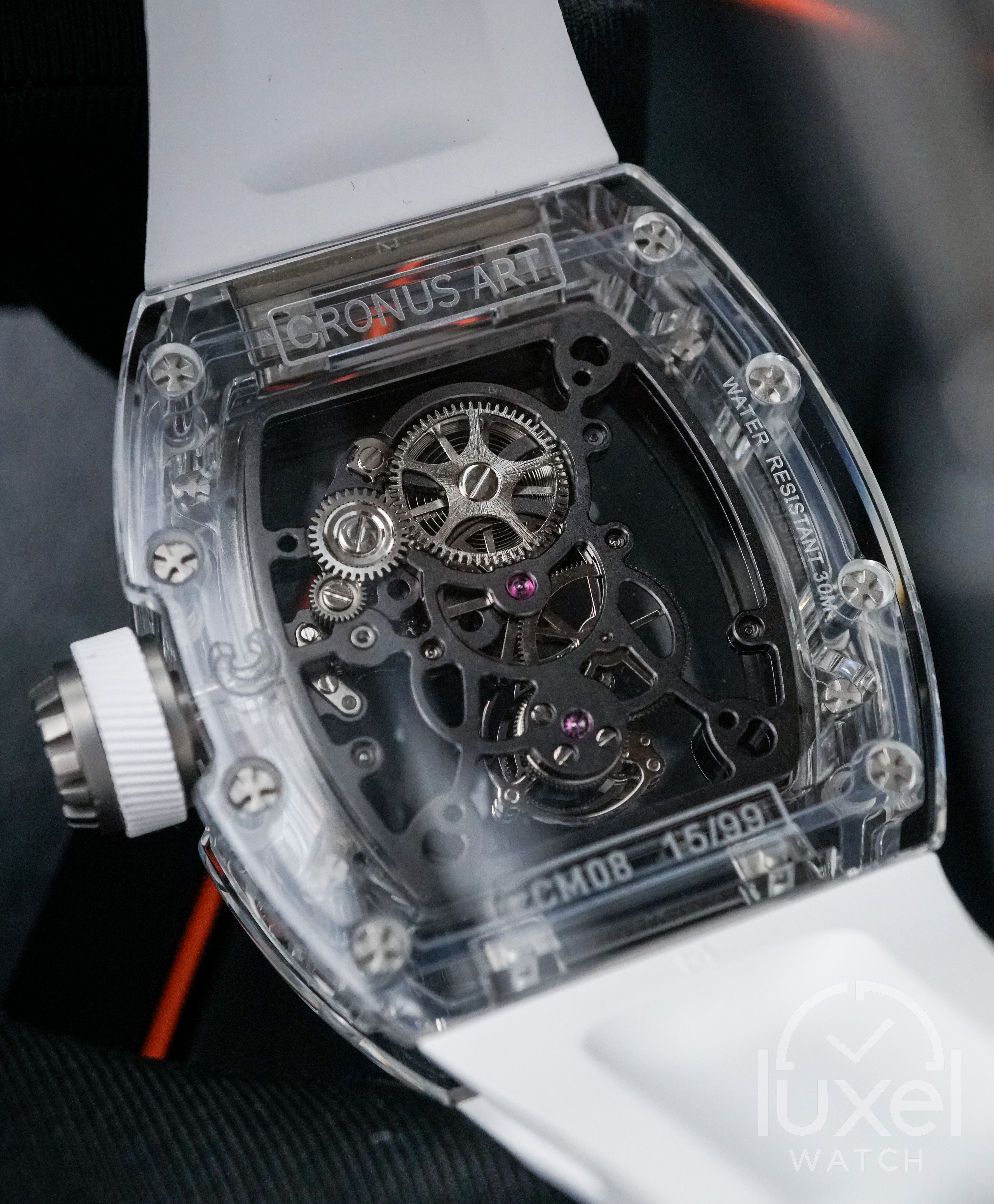 Sapphire Series White Tourbillon Limited Edition Only 99pcs CM08-027