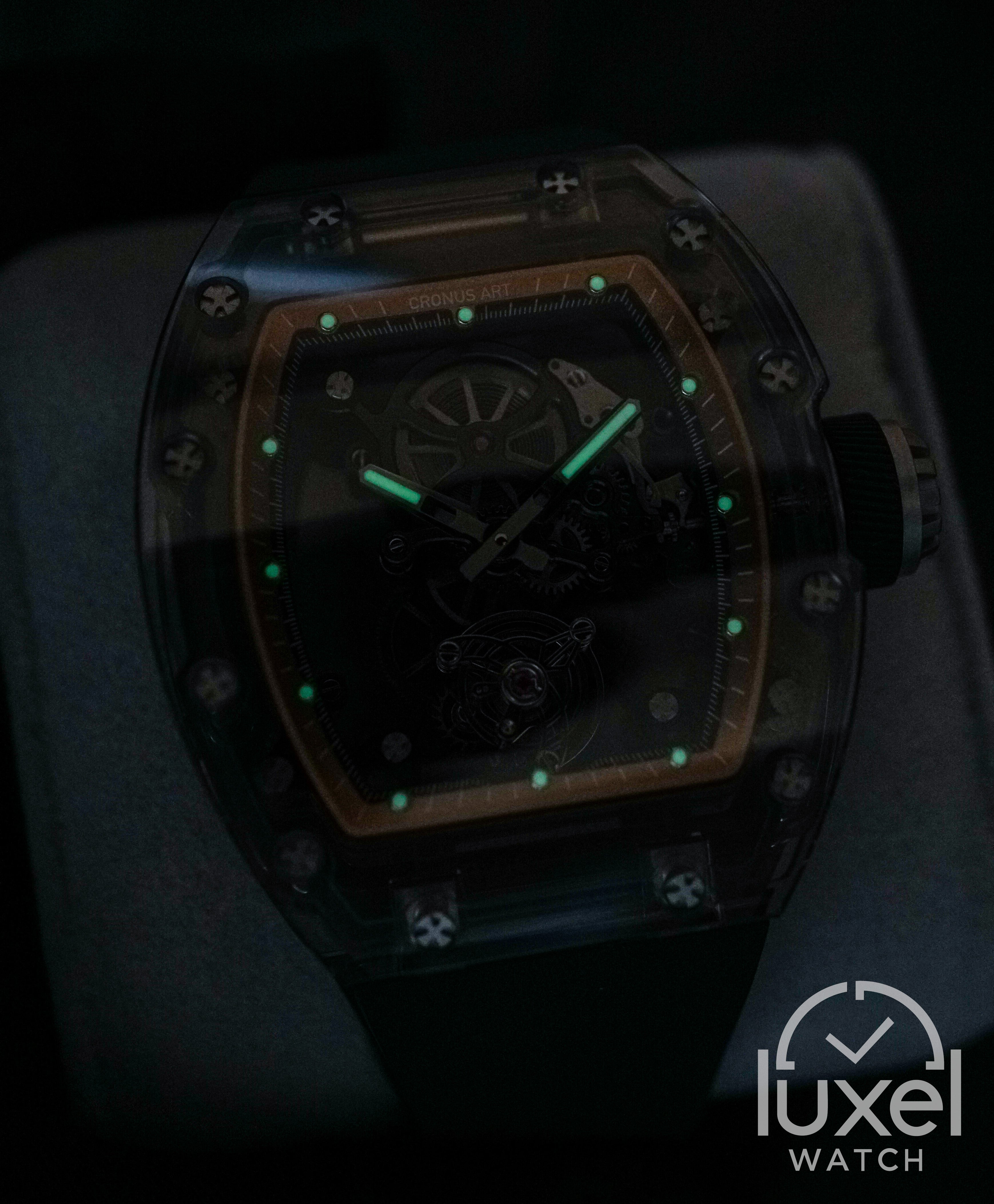 Sapphire Series Black Gold Tourbillon Limited Edition Only 99pcs CM08-029