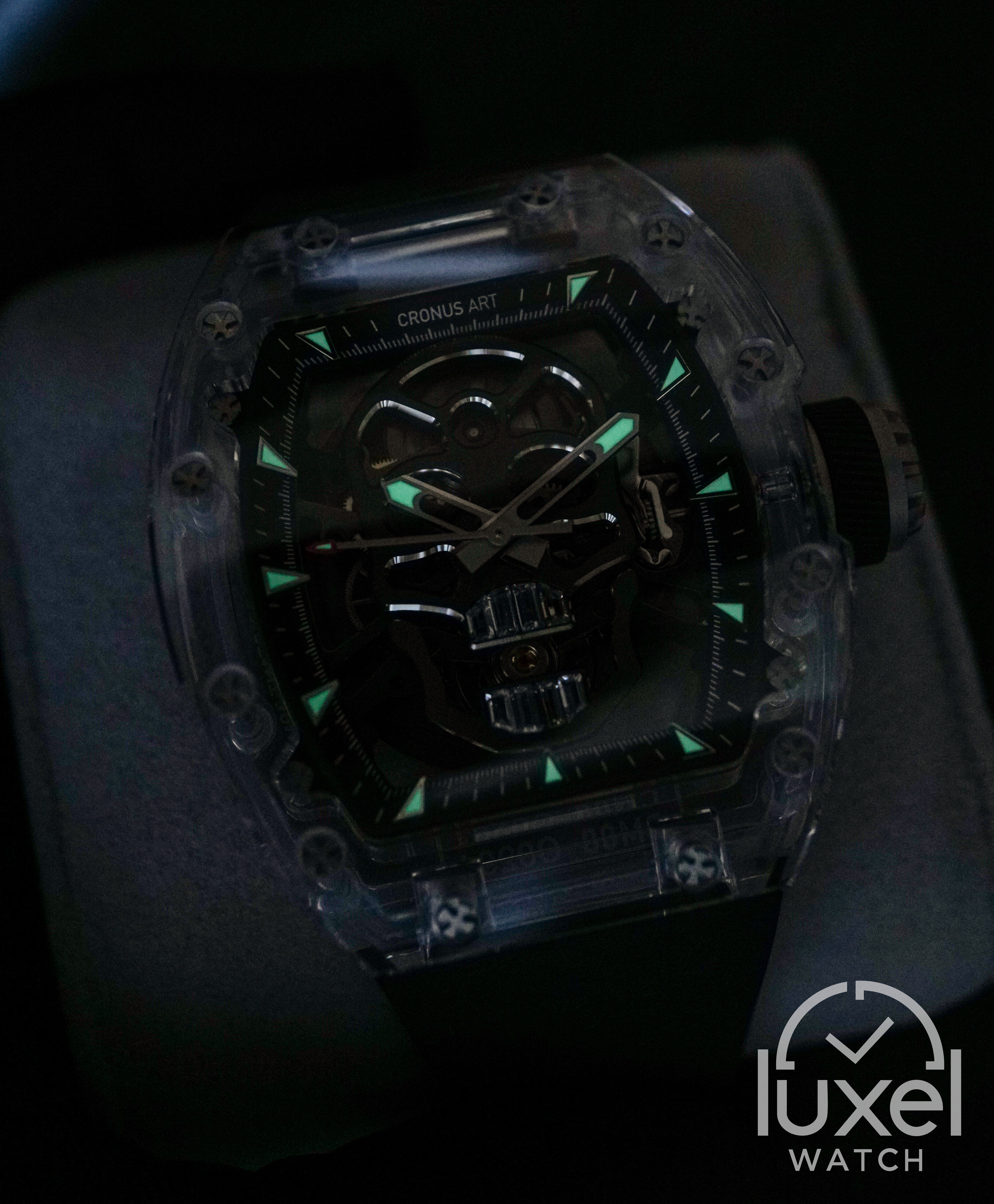 Sapphire Series Black Gemstone Skull CM08-021