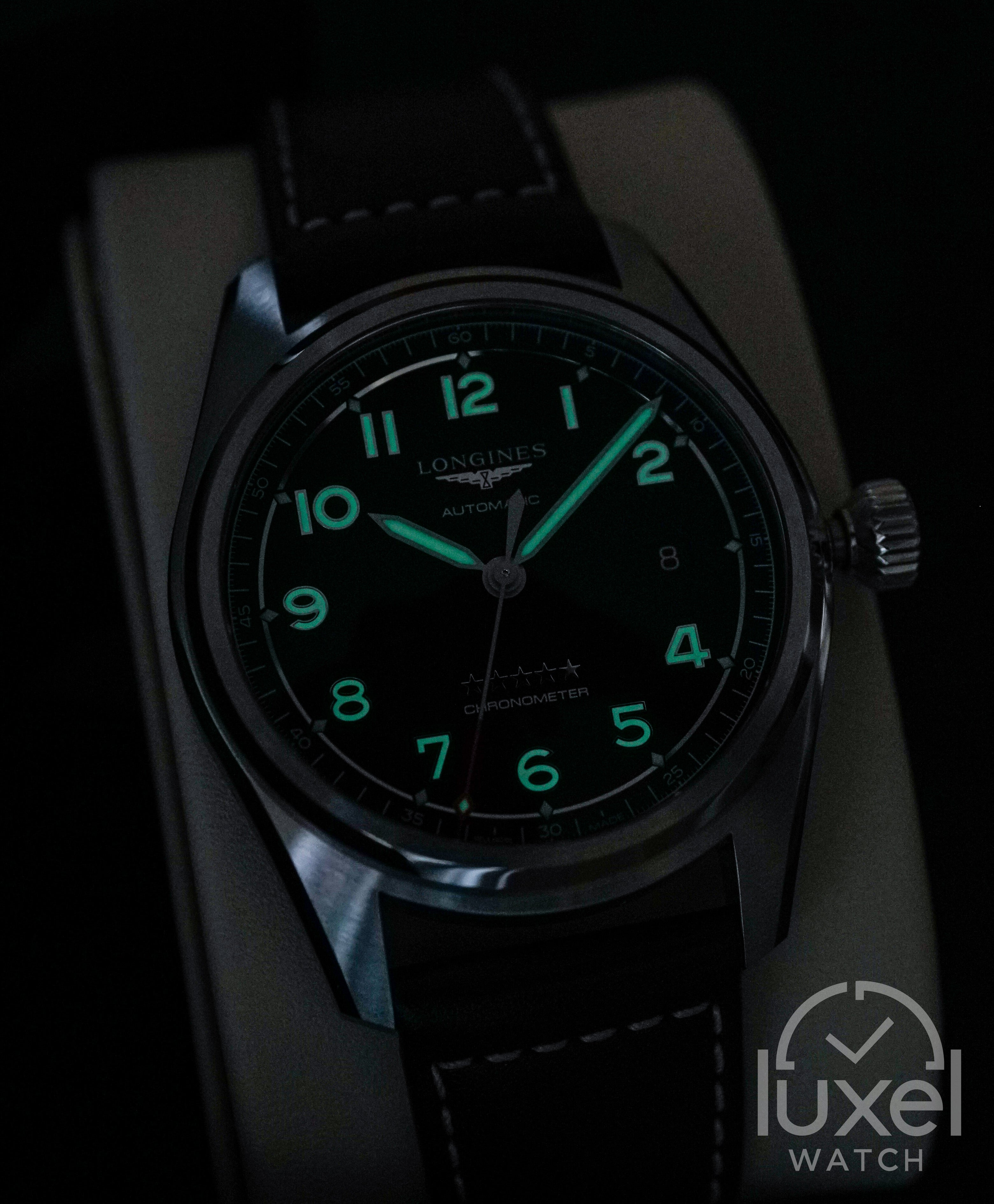 Spirit 40mm With Black Matt Dial Brown Leather L3.810.4.53.0