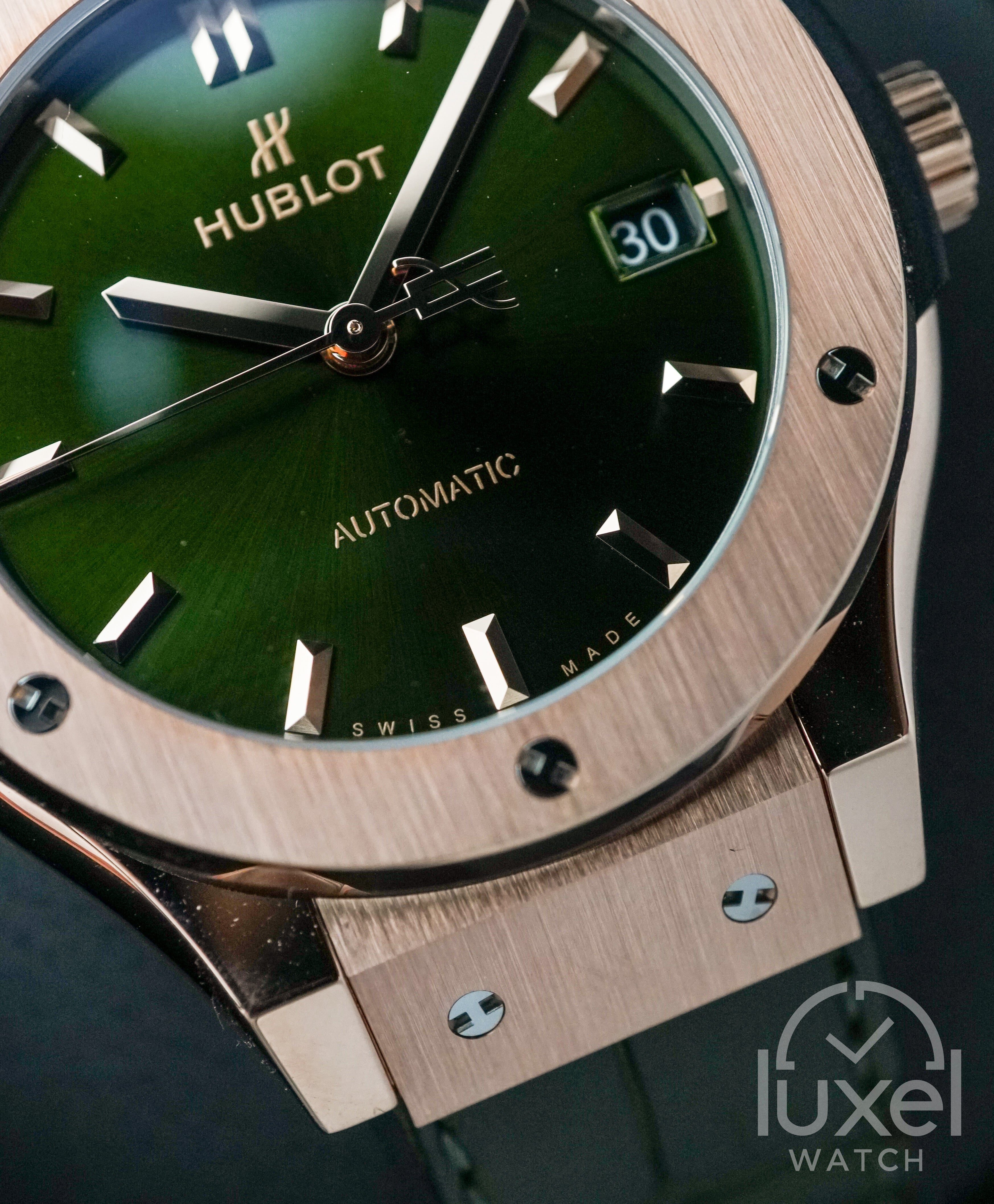 Classic Fusion King Gold Green  18K Gold Case Green Dial Leather Strap 565.OX.8980.LR