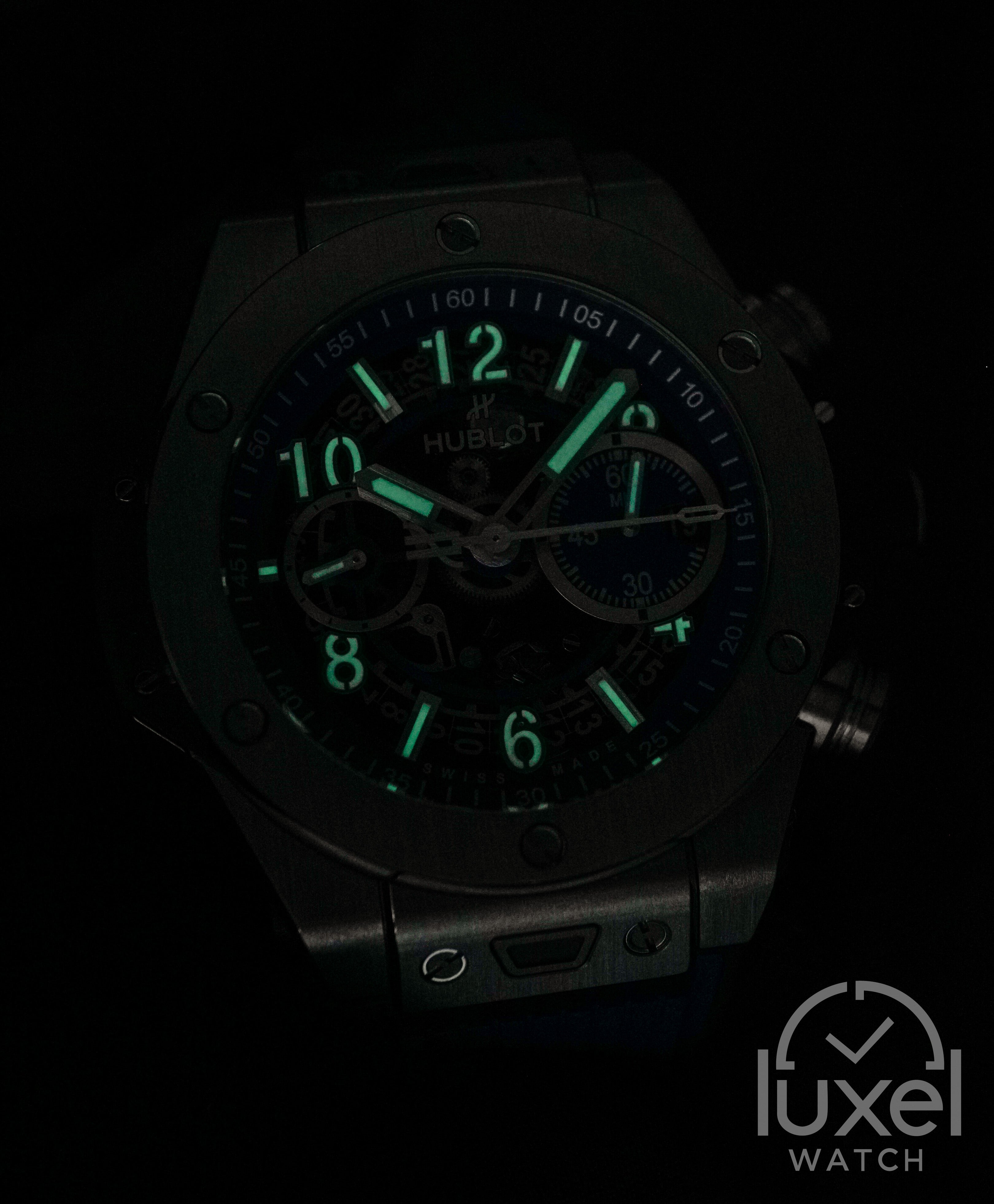 Big Bang Unico Titanium Blue Ceramic Mat Blue Skeleton Dial Blue Rubber Strap 441.NL.5171.RX