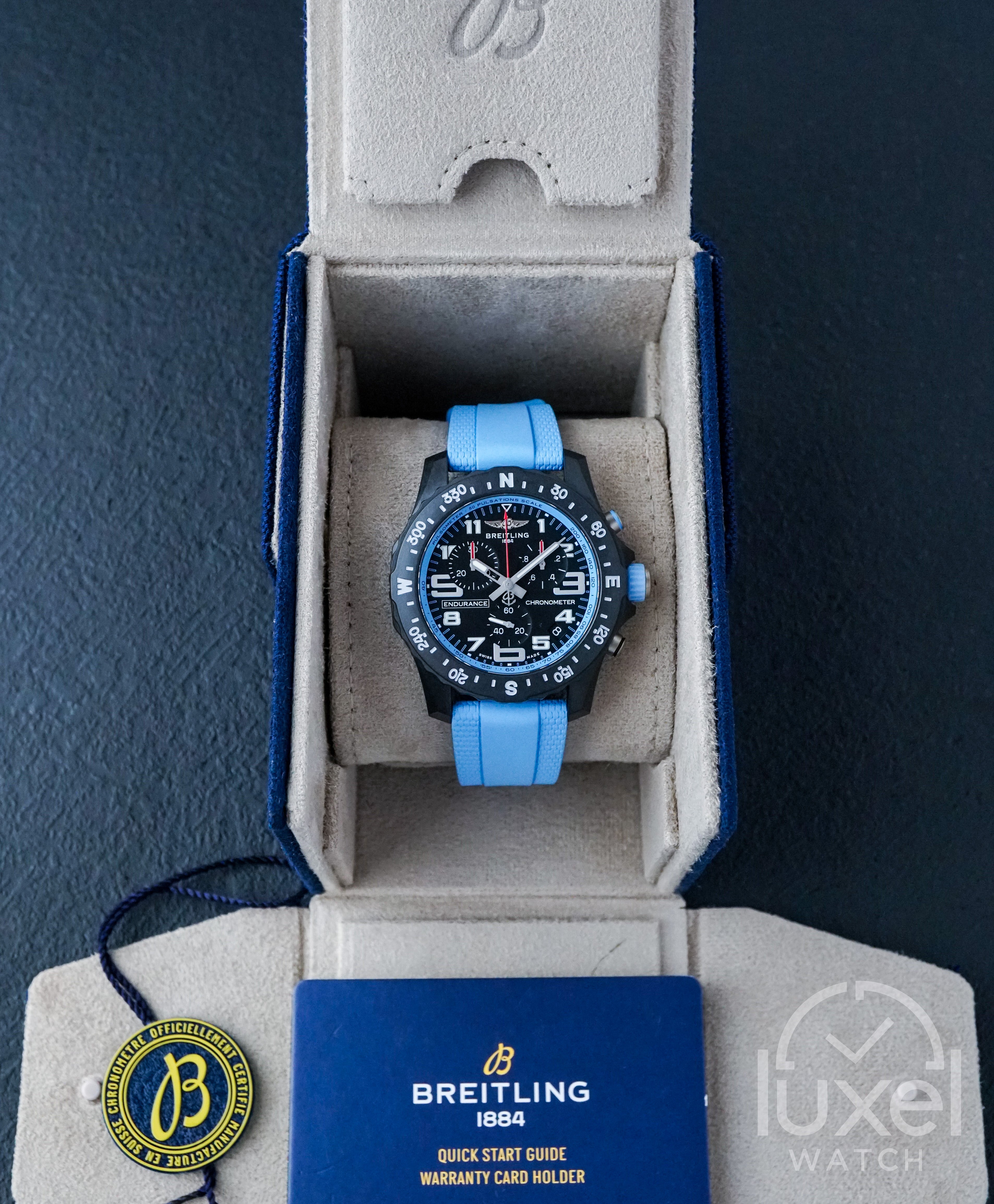 Endurance Pro Breitlight With Blue Rubber Strap X82310281B1S2