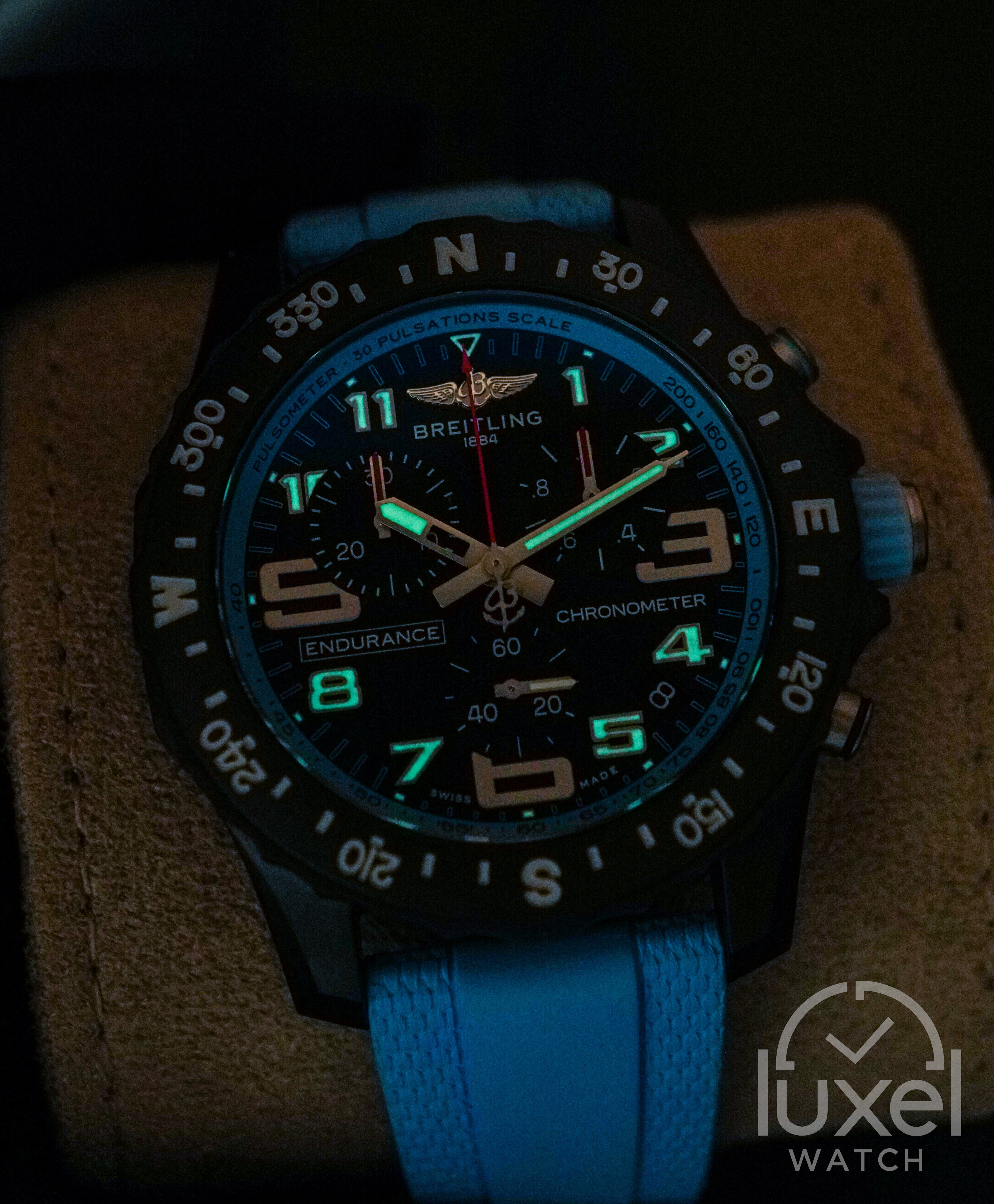 Endurance Pro Breitlight With Blue Rubber Strap X82310281B1S2