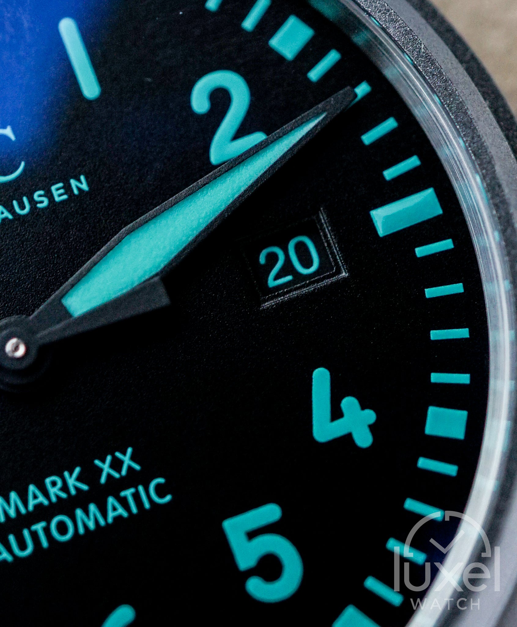 Mark XX Mercedes-AMG PETRONAS Formula One Team 40mm Black Dial with Petronas Green Rubber Strap IW328210