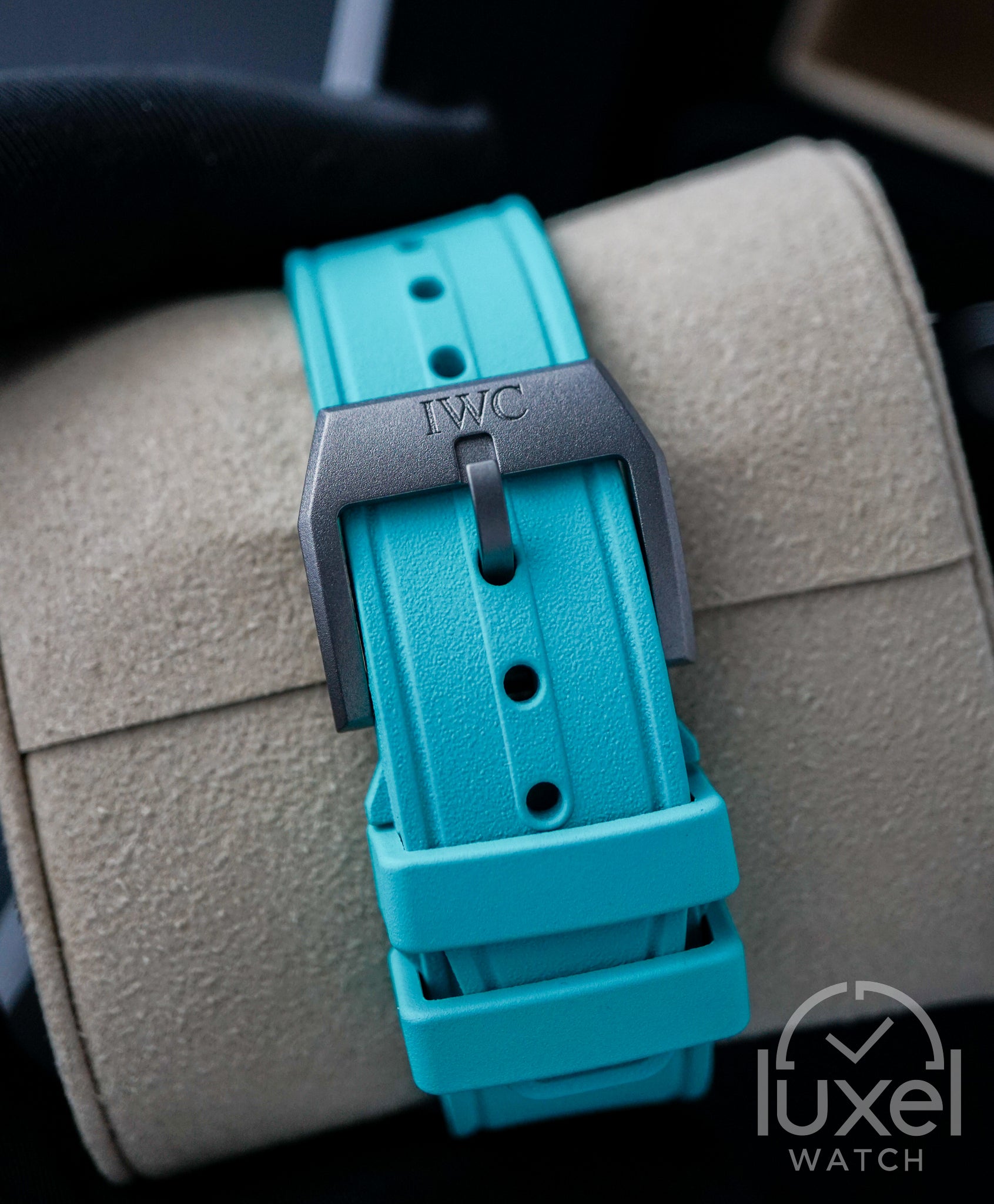 Mark XX Mercedes-AMG PETRONAS Formula One Team 40mm Black Dial with Petronas Green Rubber Strap IW328210