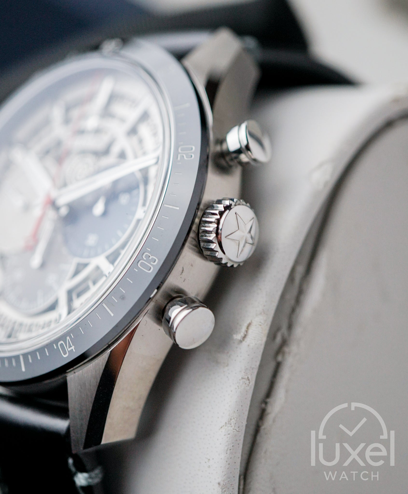 El Primero Chronograph Automatic Skeleton Black Leather Strap 95.3001.3600/69.C817