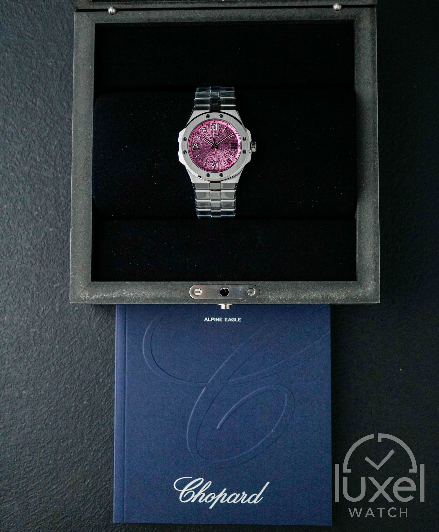 Alpine Eagle 41mm Stainless Steel Pink Dial Watch 298600-3022